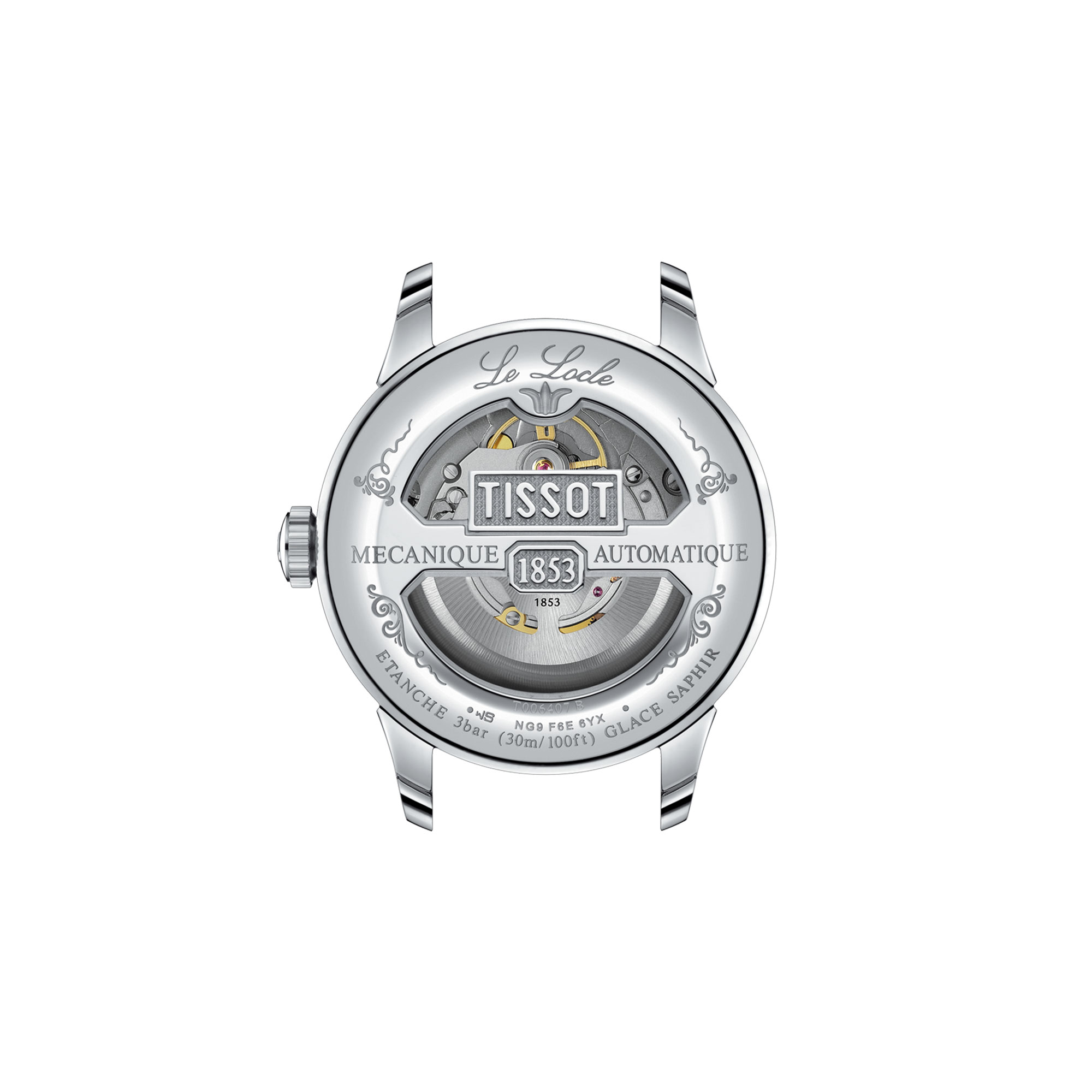 TISSOT Le Locle Silver Dial Watch, 39.3mm