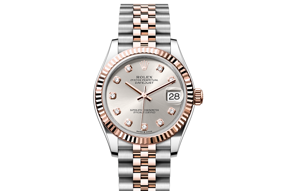 Rolex Datejust 31 Datejust Oyster, 31 mm, Oystersteel and Everose gold - M278271-0016 at Ben Bridge