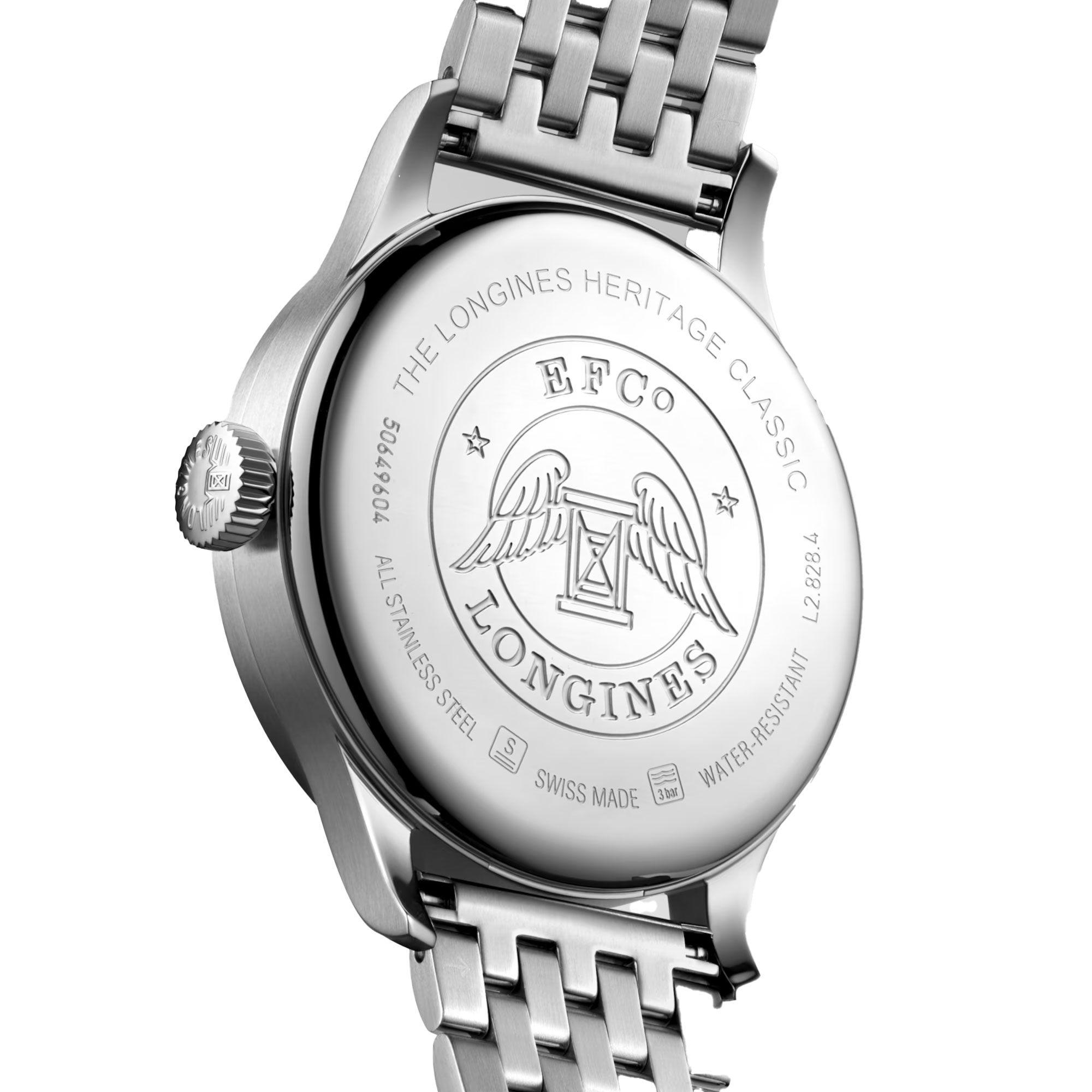The Longines Heritage Classic Sector Black Dial Watch, 38.5mm