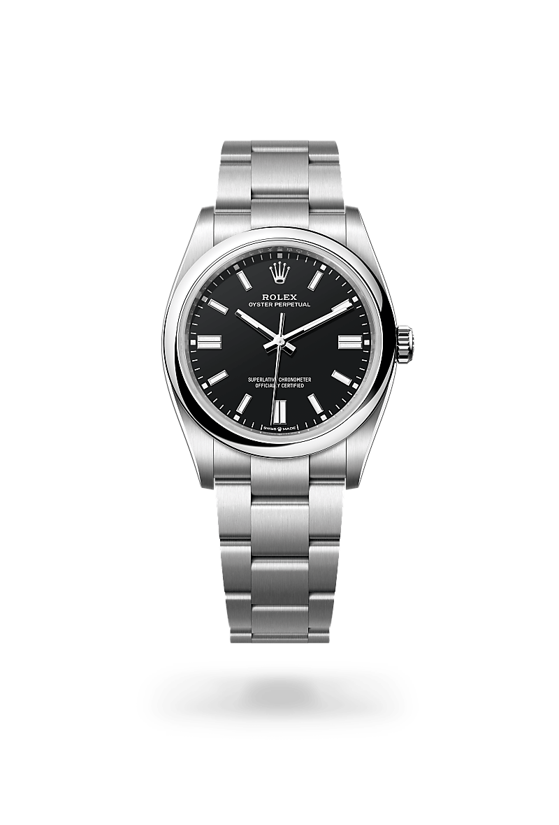 rolex oyster perpetual in oystersteel, m126000-0014 - ben bridge