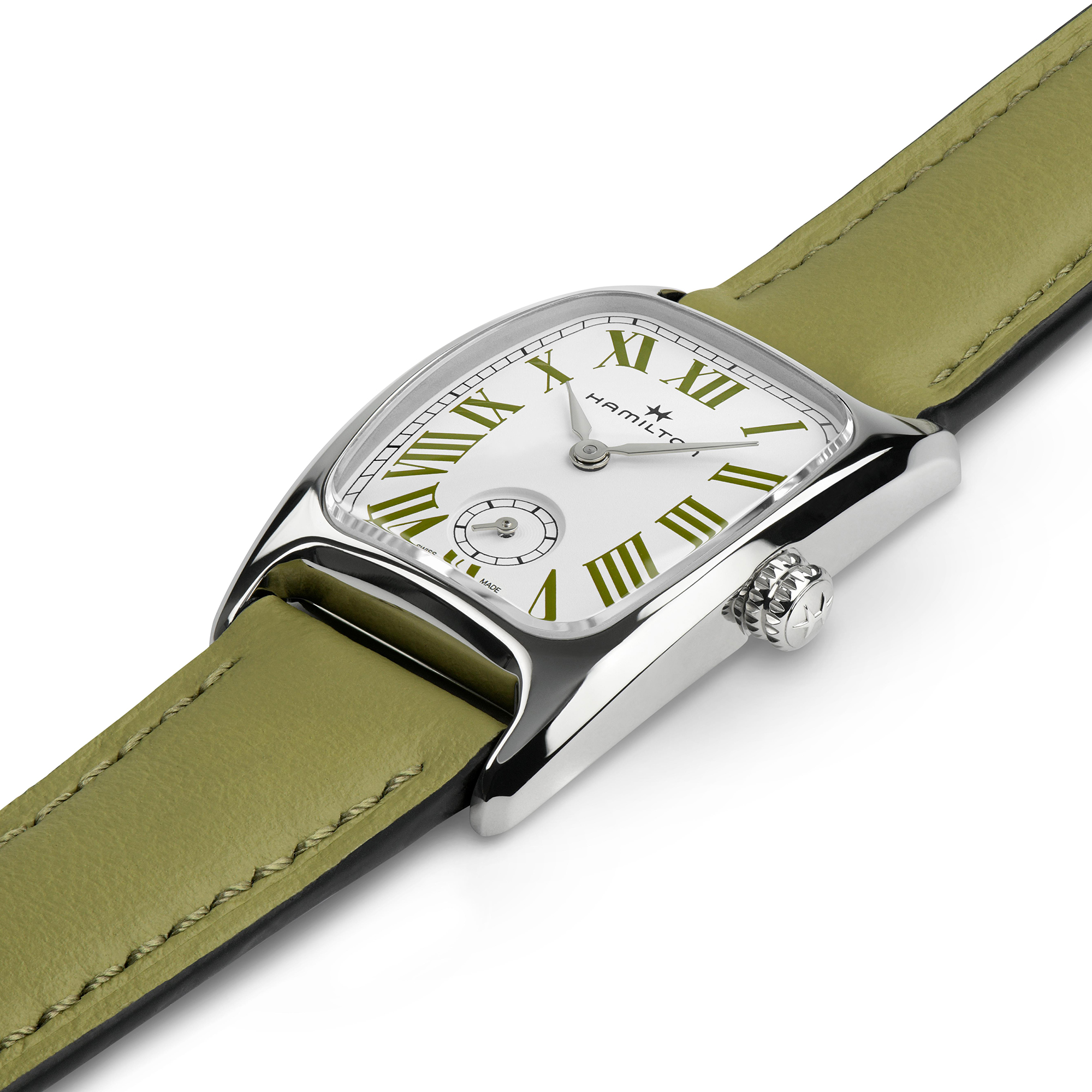Hamilton American Classic Boulton Small Second Quartz M White Dial Watch, 24mm x 27mm