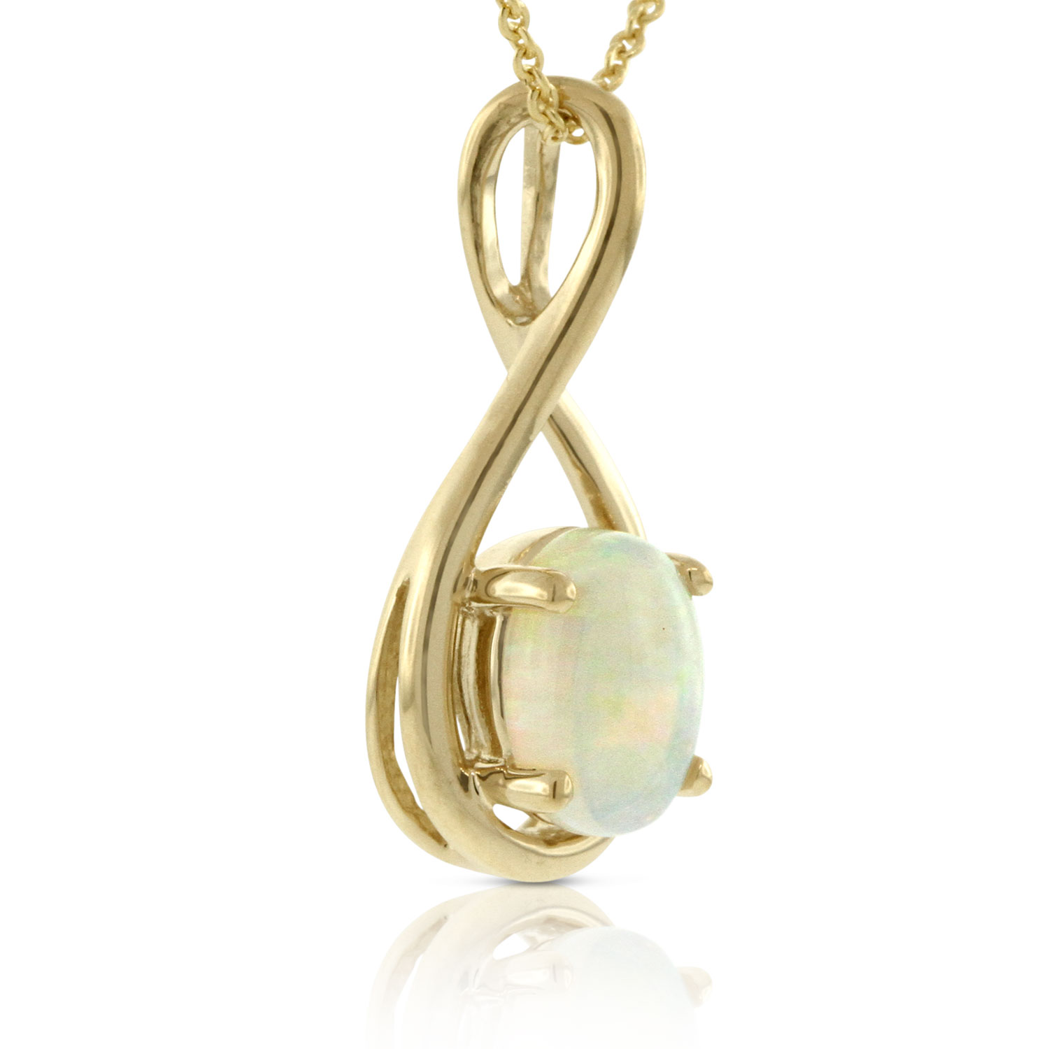Opal Pendant 14K