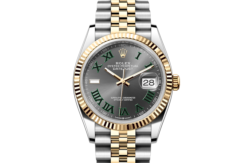 Rolex Datejust 36 Datejust Oyster, 36 mm, Oystersteel and yellow gold - M126233-0035 at Ben Bridge