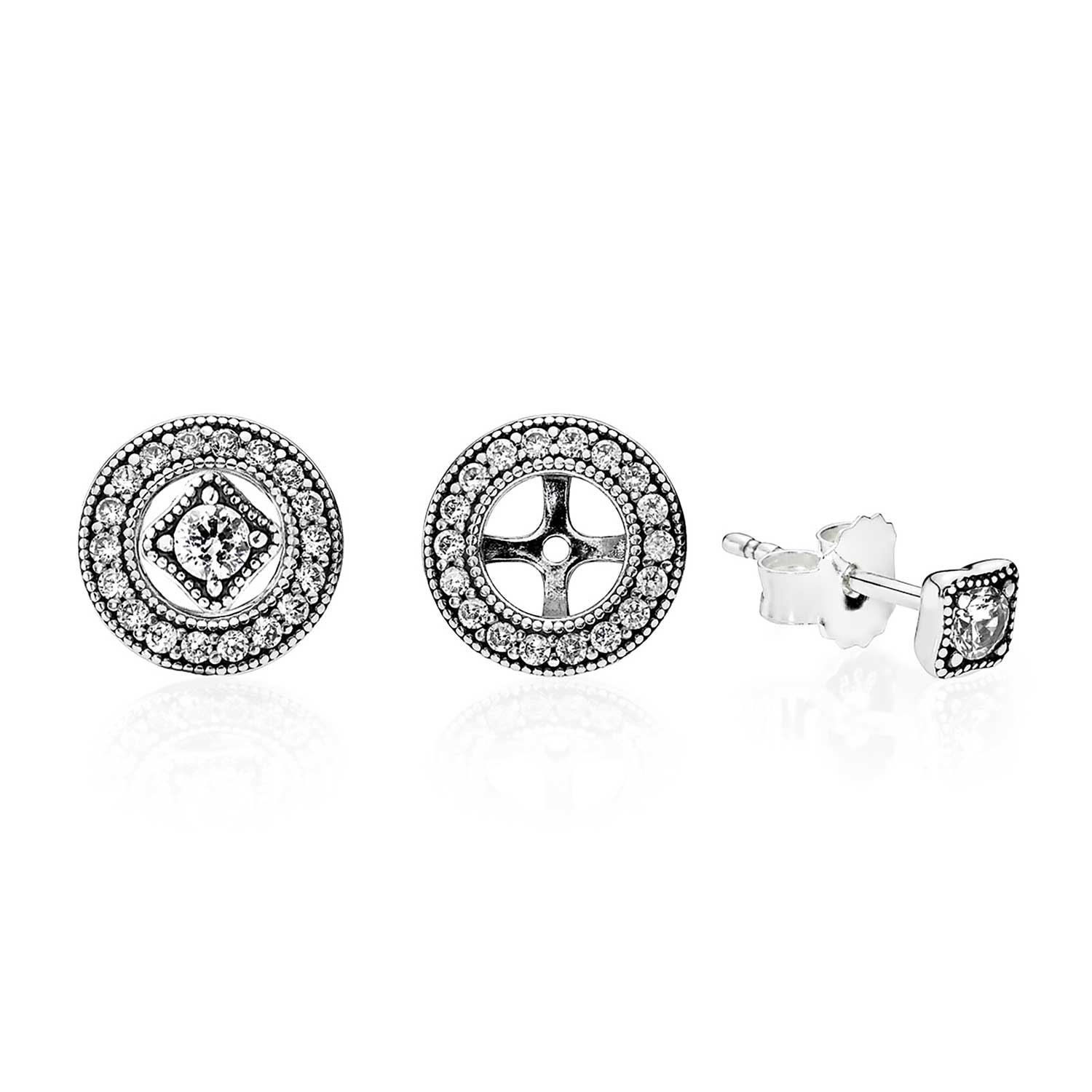 Pandora Vintage Allure CZ Earrings 290721CZ Ben Bridge Jeweler