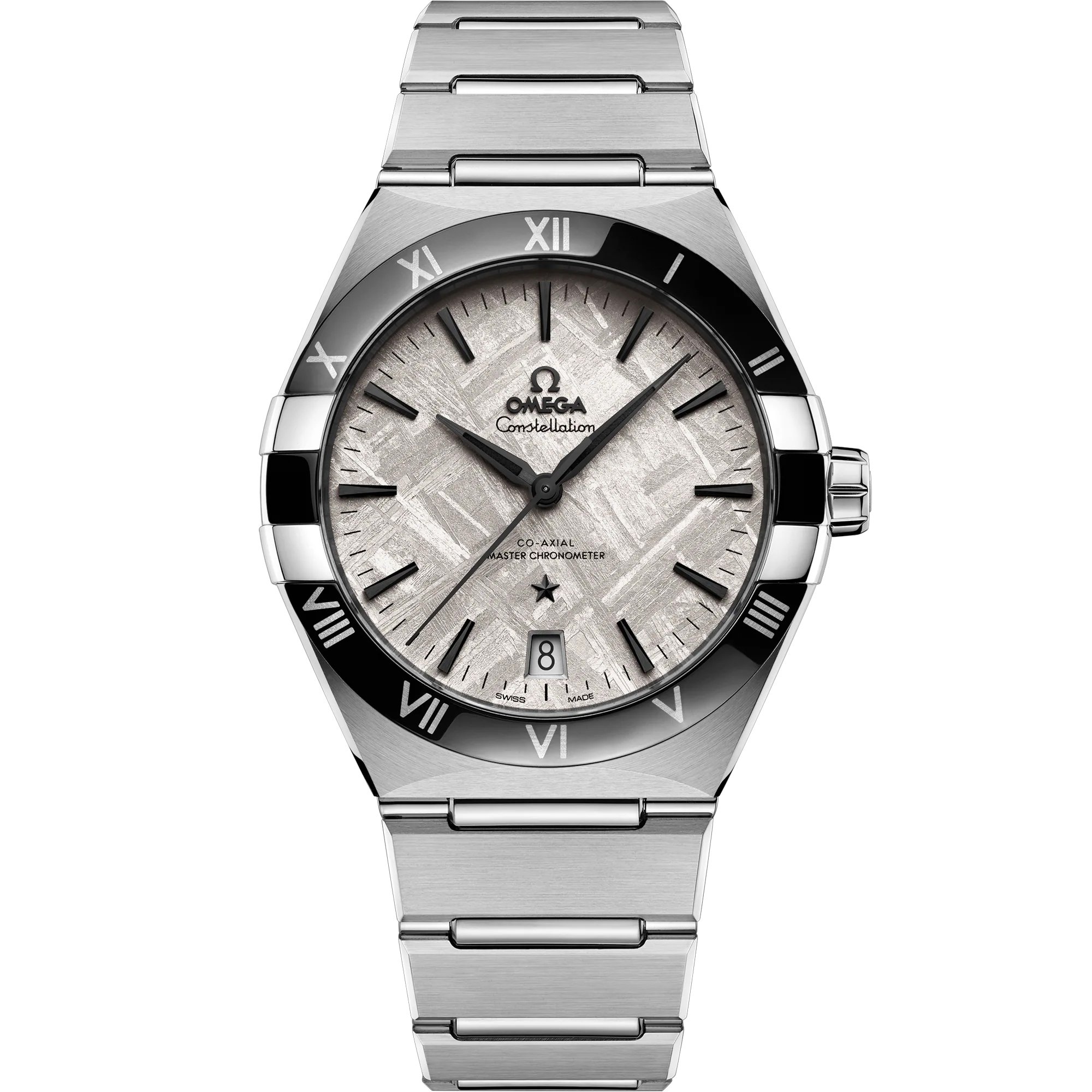 OMEGA Constellation Steel on Steel Gray Dial Watch, 41mm