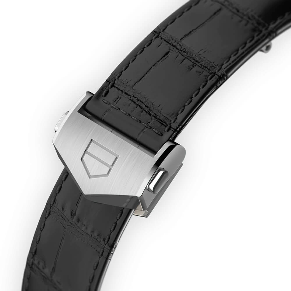 TAG Heuer Carrera Heuer 02 Automatic Mens Black Leather