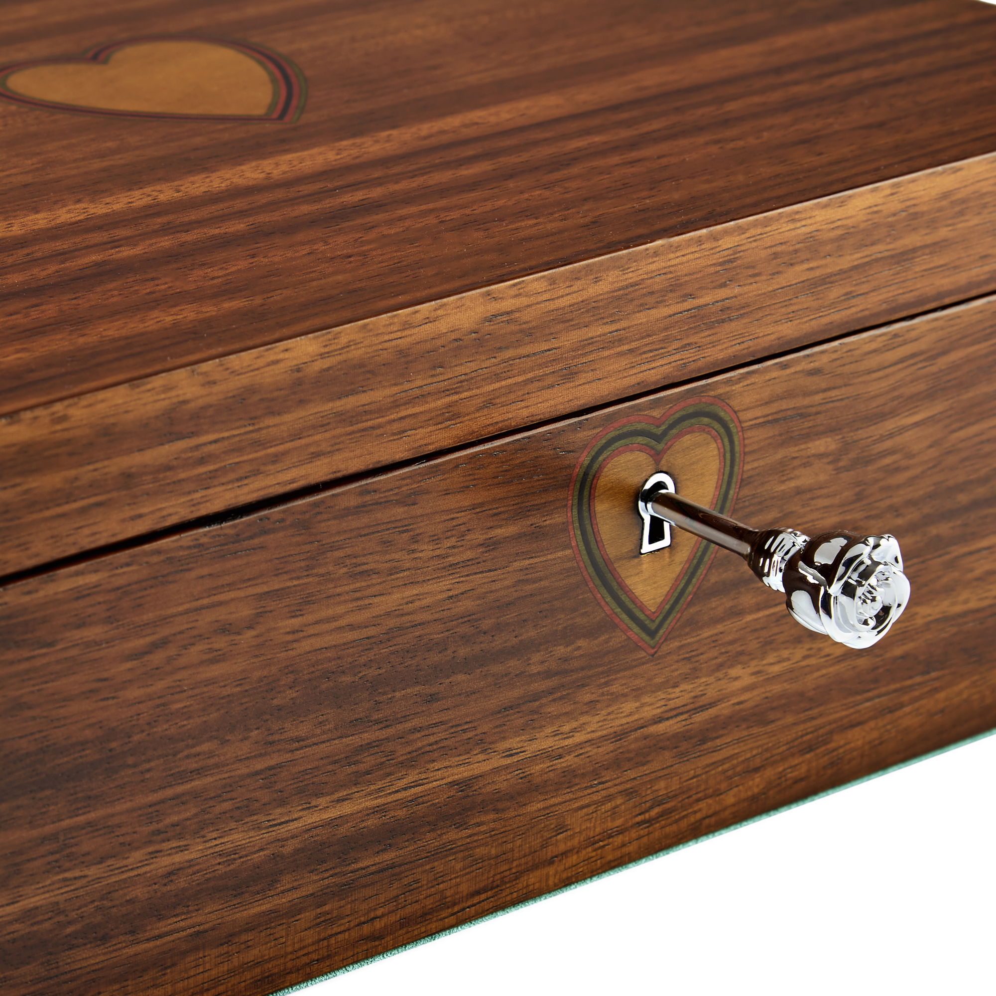 WOLF Ballet Musical Jewellery Box &ndash; Sleeping Beauty Walnut Wood