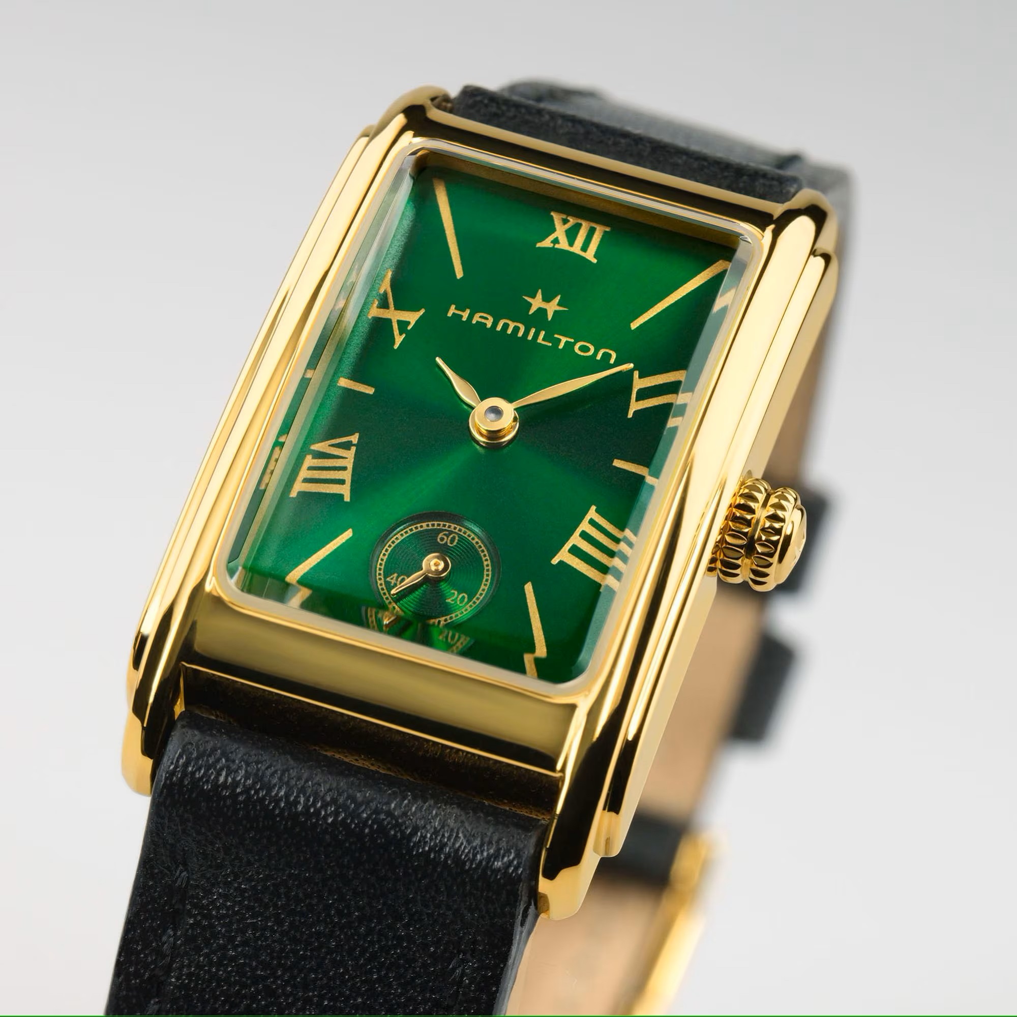 Hamilton American Classic Ardmore Small Watch Green Dial, 19mm x 27mm