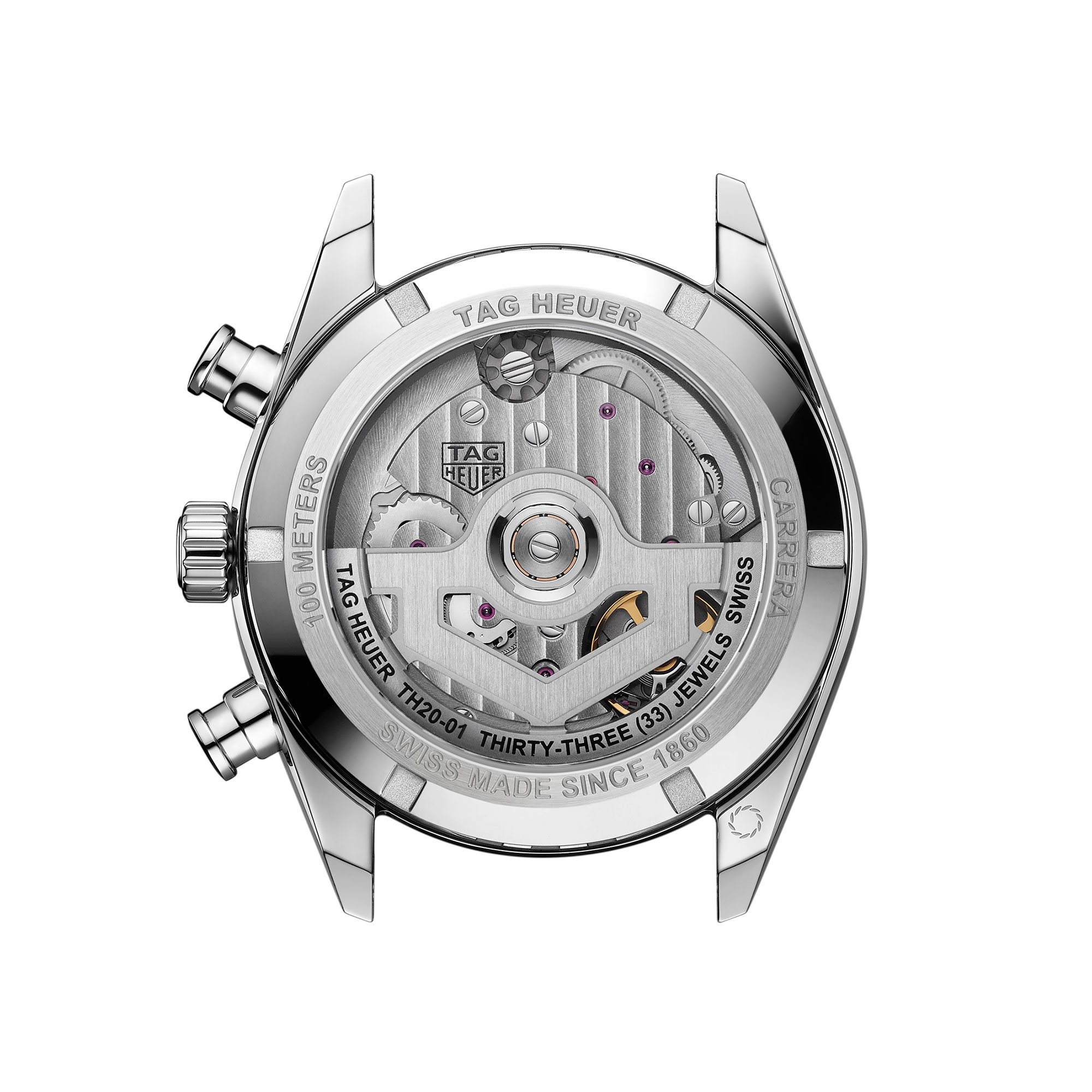 TAG Heuer Carrera Chronograph Black Dial Watch, 41mm