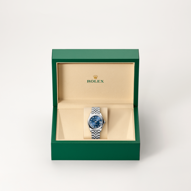 rolex datejust in oystersteel, m278240-0018 - in rolex box - ben bridge