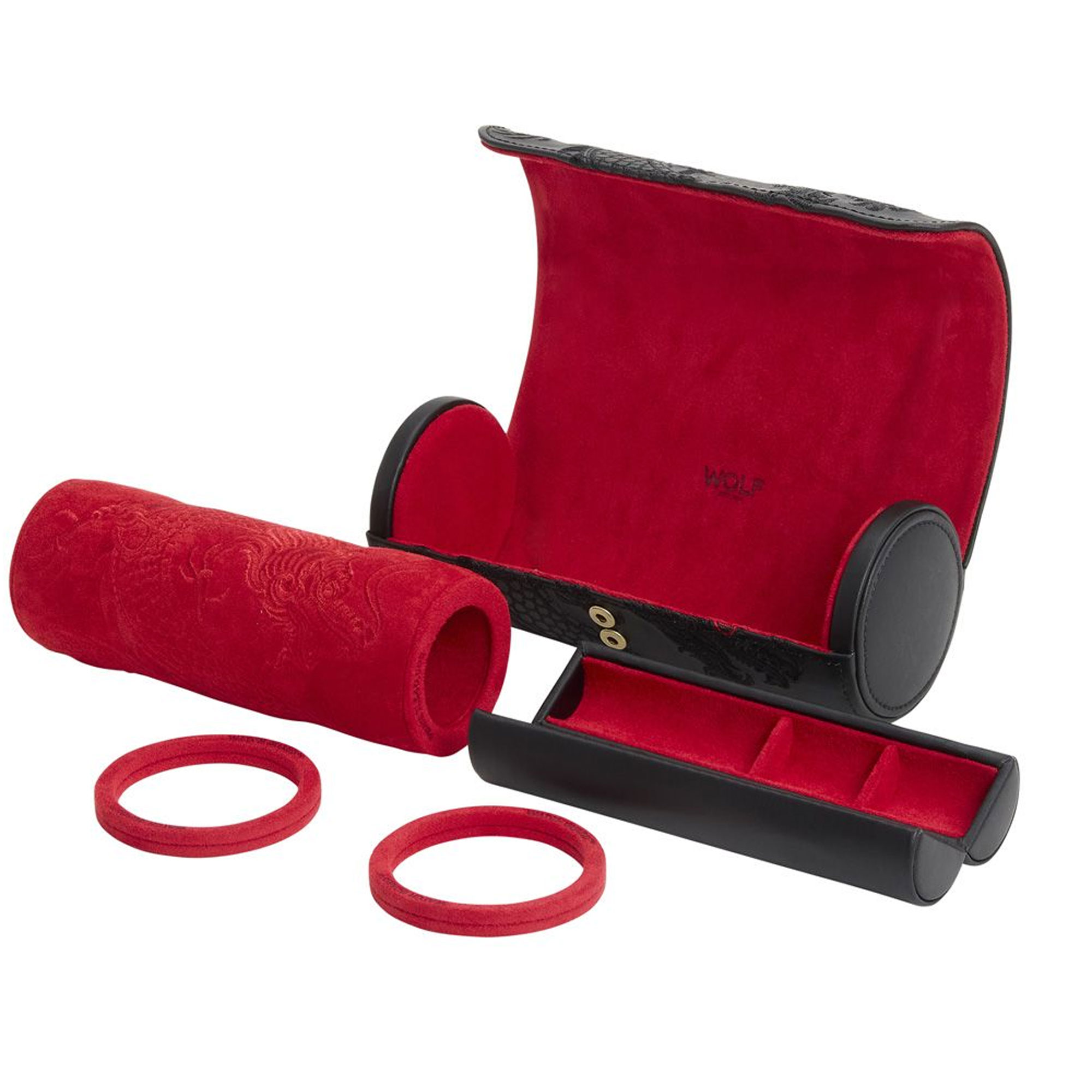 WOLF Lunar Triple Watch Roll