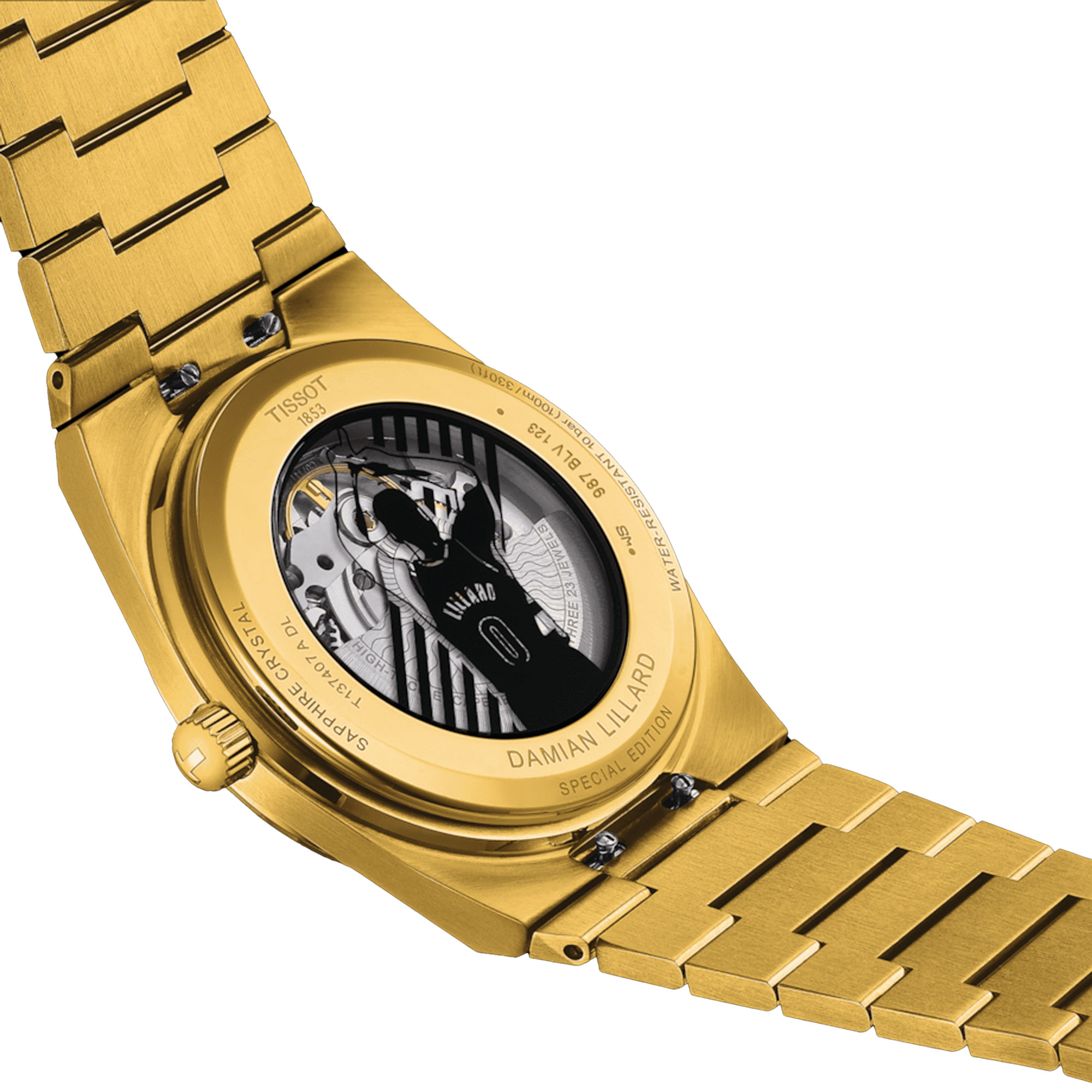 TISSOT PRX Damian Lillard Special Edition Black Dial Watch, 40mm