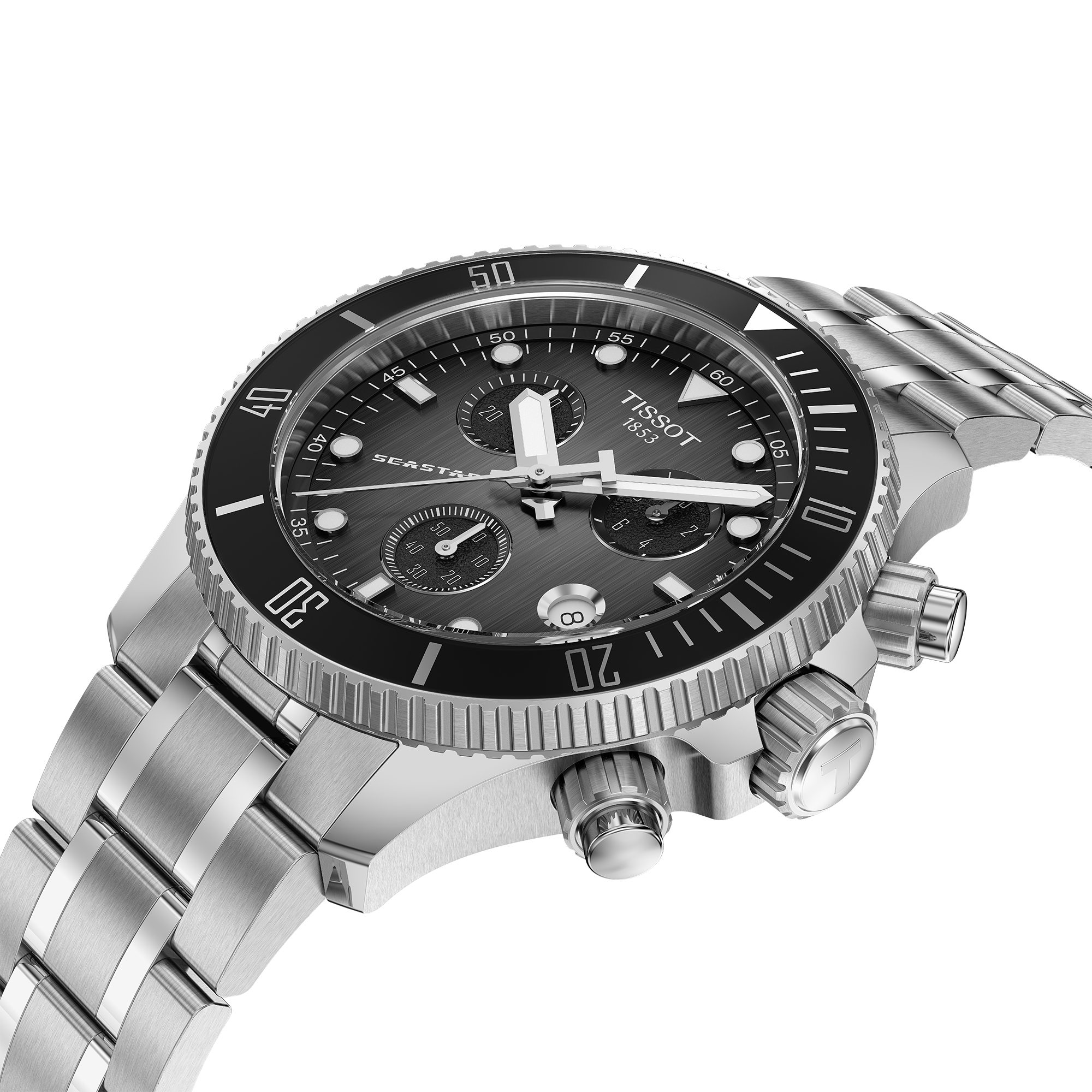TISSOT Seastar 1000 Gray Dial Watch, 38mm