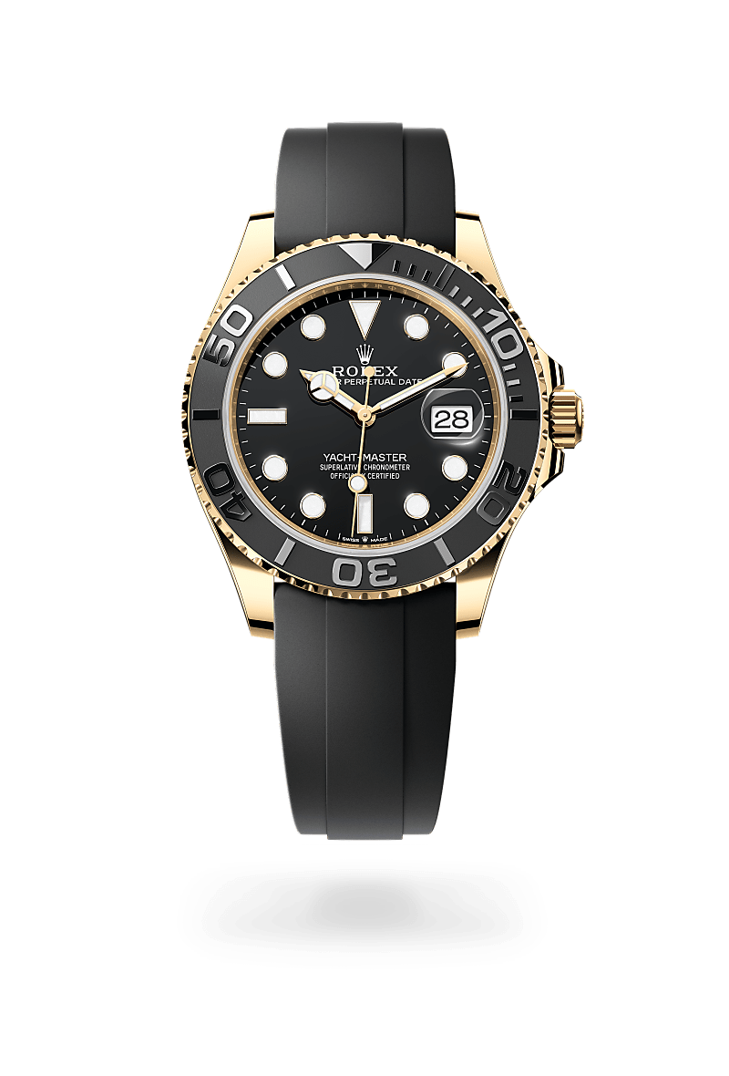 rolex yacht-master in 18 ct yellow gold, m226658-0001 - ben bridge