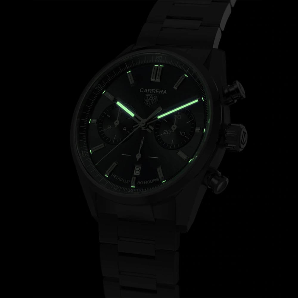 TAG Heuer Carrera Heuer 02 Automatic Mens Blue Steel Chronograph Watch