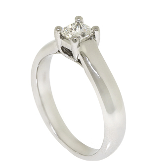 Ikuma Canadian Princess Cut Diamond Solitaire Ring 14K, 1/2 ct.