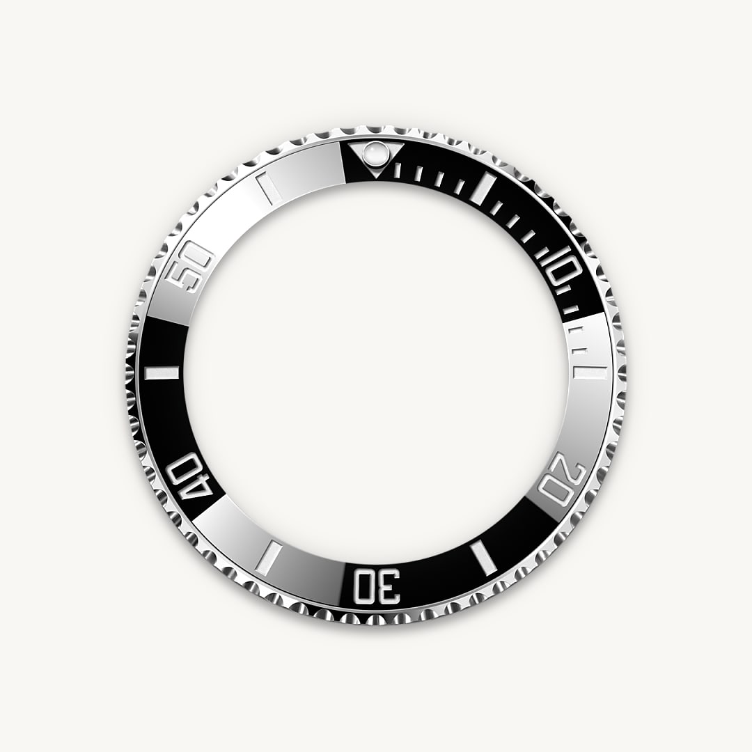 rolex submariner in oystersteel, m124060-0001 - unidirectional rotatable bezel - ben bridge