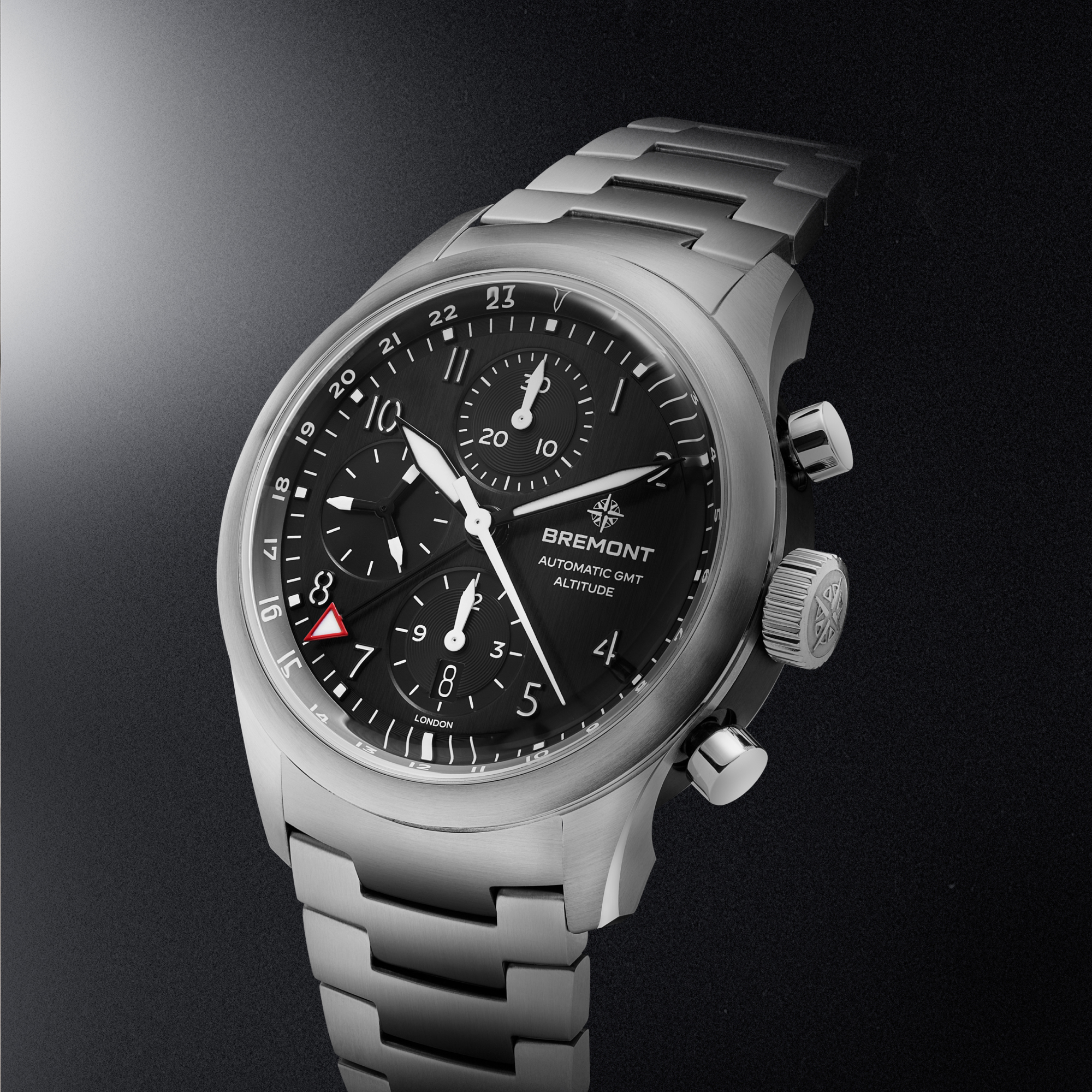 Bremont Altitude Chronograph GMT Black Dial Watch, 42mm