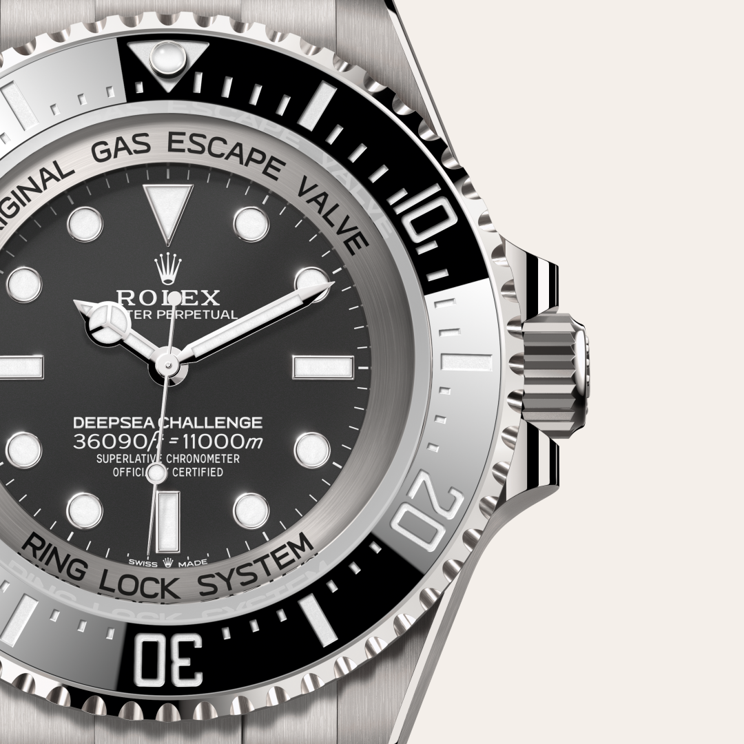 rolex deepsea in rlx titanium, m126067-0002 - watch dial - ben bridge