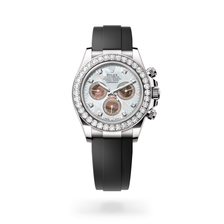 rolex cosmograph daytona in 18 ct white gold, m126589rbr-0001 - ben bridge