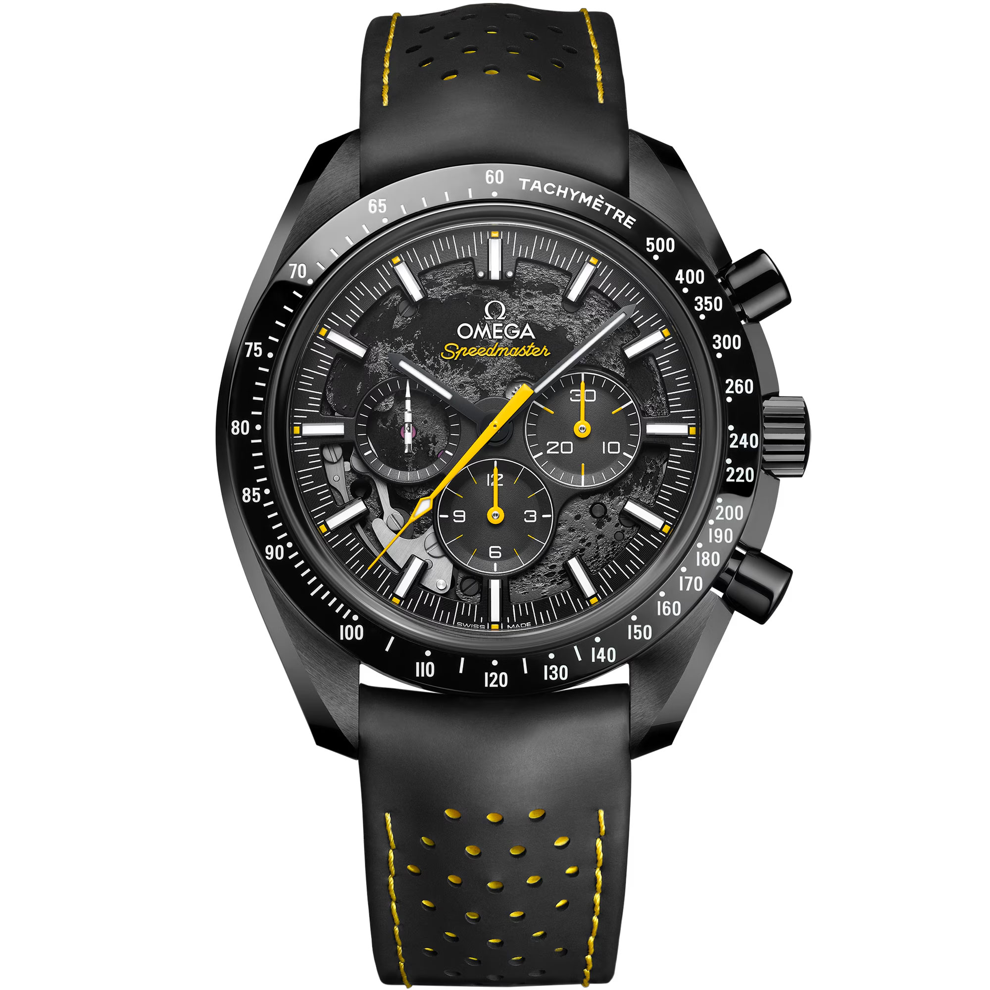 OMEGA Speedmaster Dark Side Of The Moon Black Ceramic on Rubber
