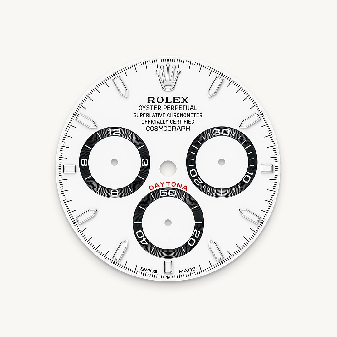 rolex cosmograph daytona in oystersteel, m126500ln-0001 - white dial - ben bridge