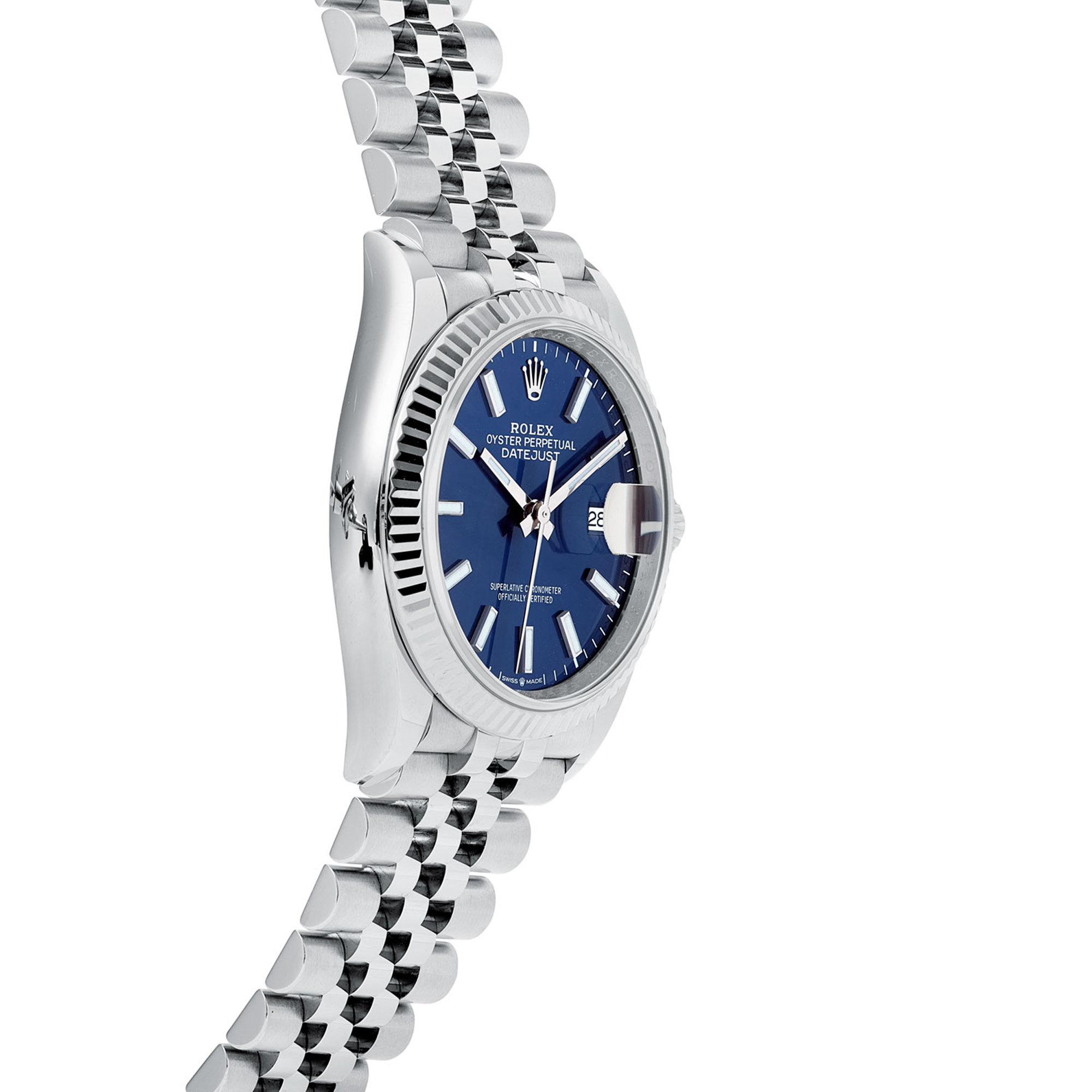 Pre-Owned Rolex Datejust, Blue Dial 36mm image number 2