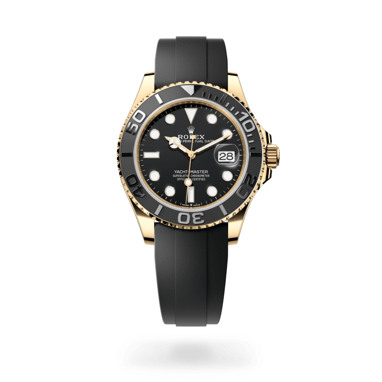 rolex yacht-master in 18 ct yellow gold, m226658-0001 - ben bridge
