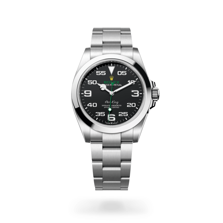 rolex air-king in oystersteel, m126900-0001 - ben bridge