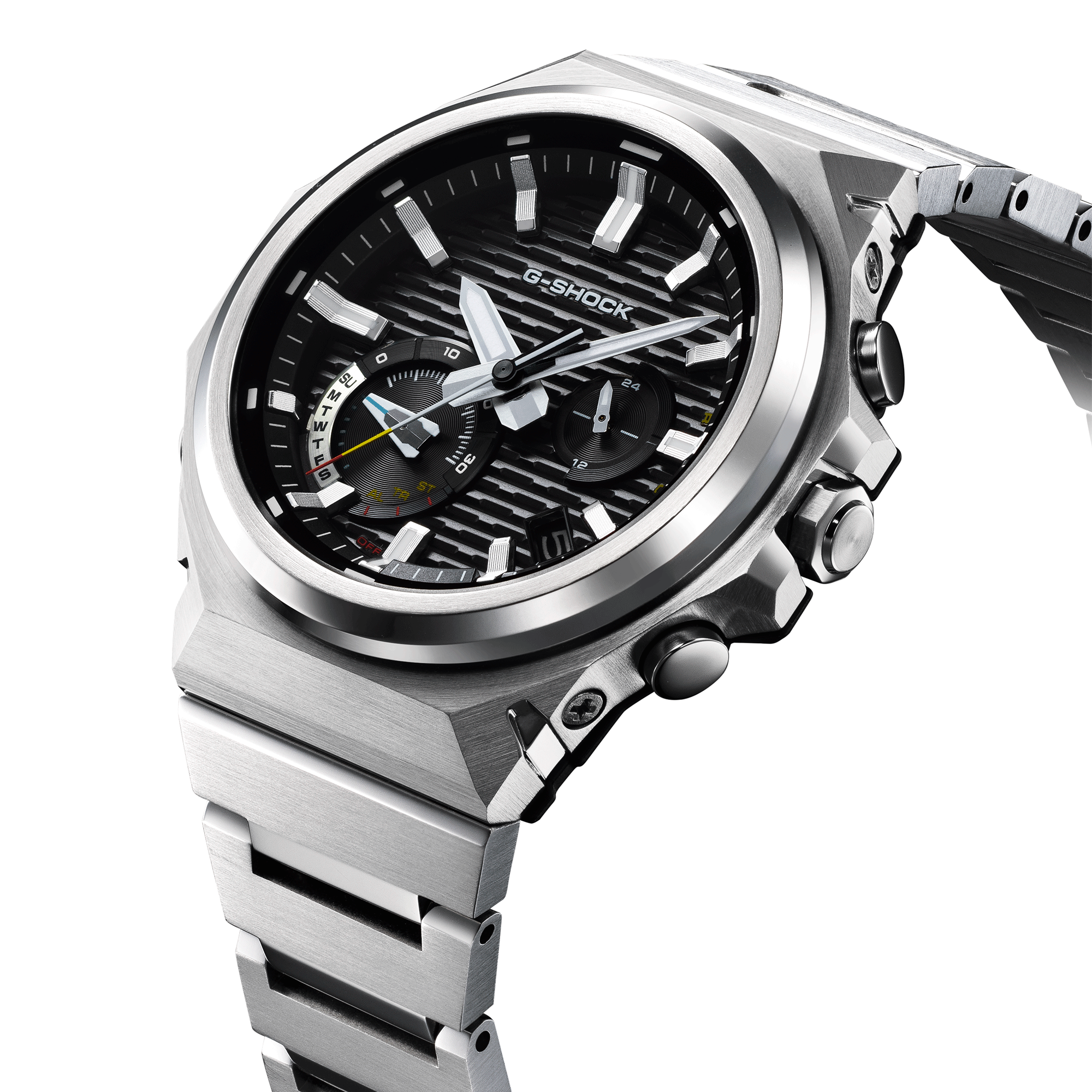 G-Shock G-Steel Black Dial Watch, 44.2mm