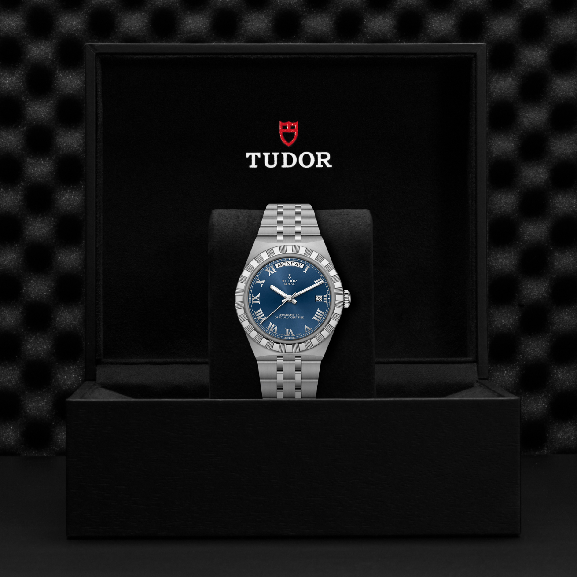 TUDOR Royal Blue Dial Watch, 40mm