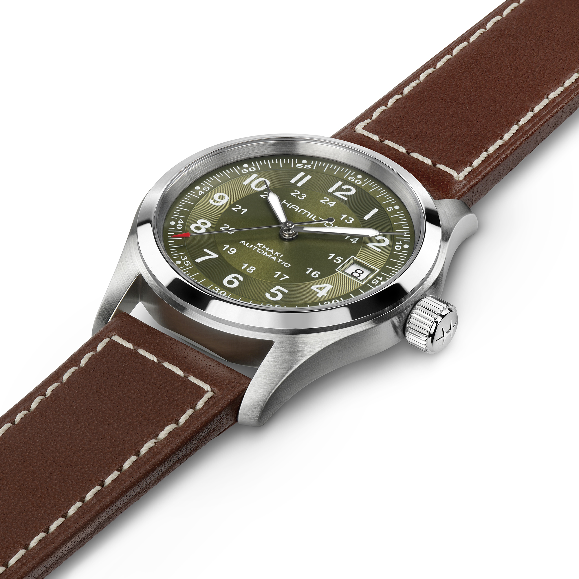 Hamilton Khaki Field Auto Green Dial Watch, 38mm