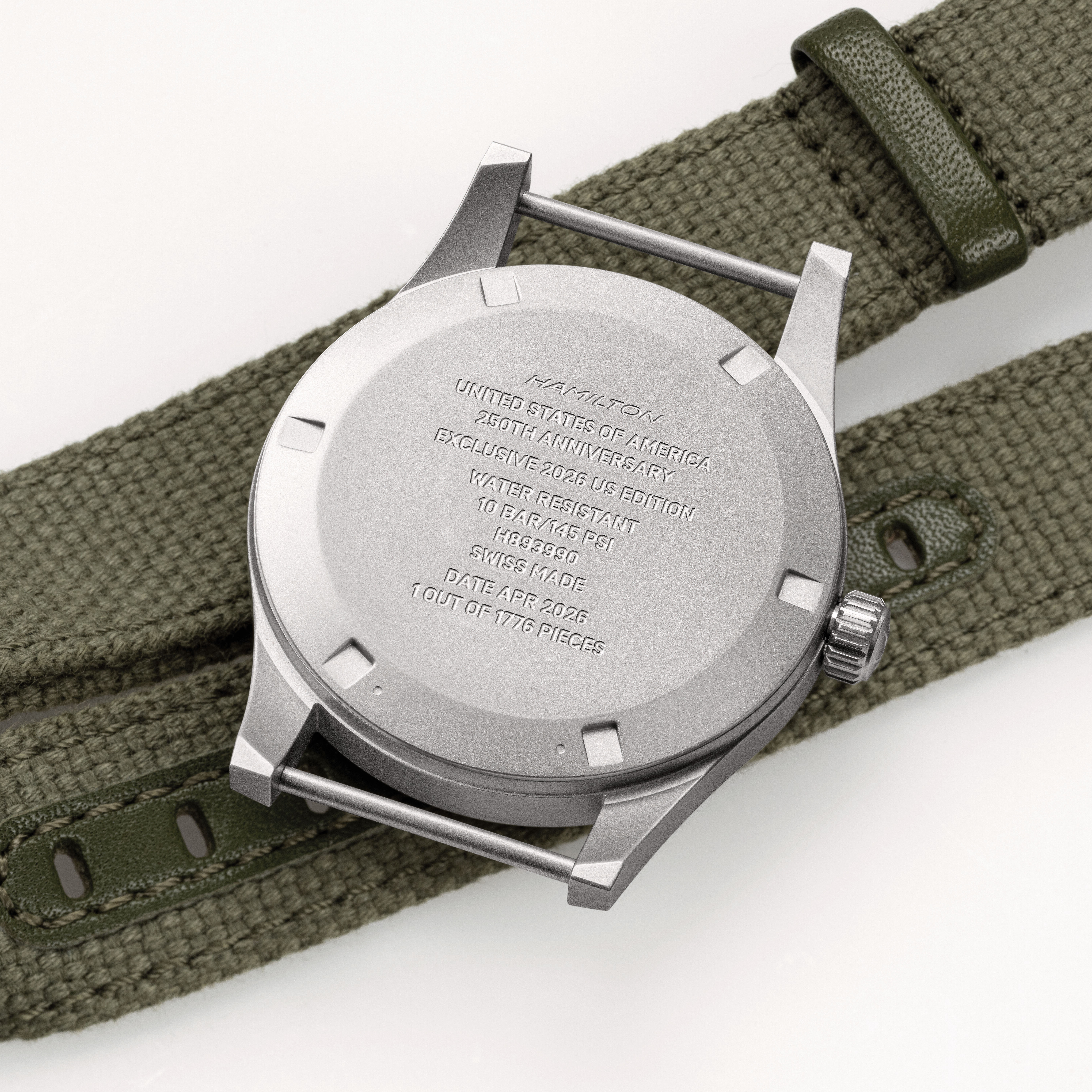 Hamilton Khaki Field Mechanical 250 Black Dial Watch, 36mm