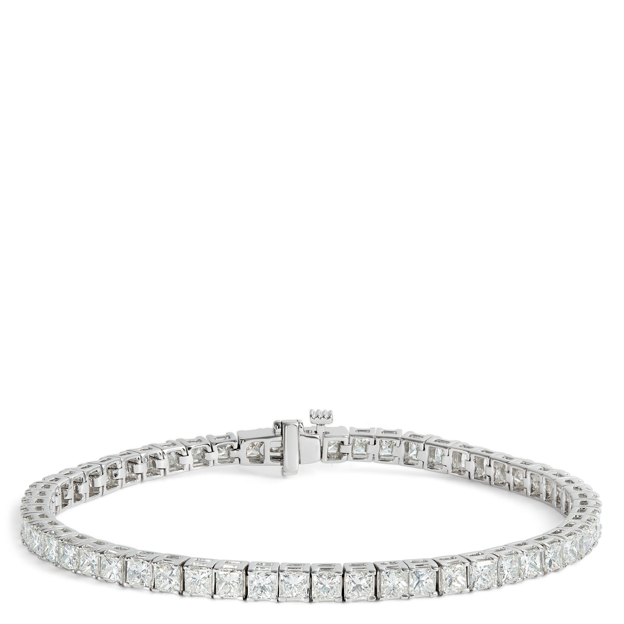 4 Ct Princess Diamond Tennis Bracelet – Fascinating Diamonds