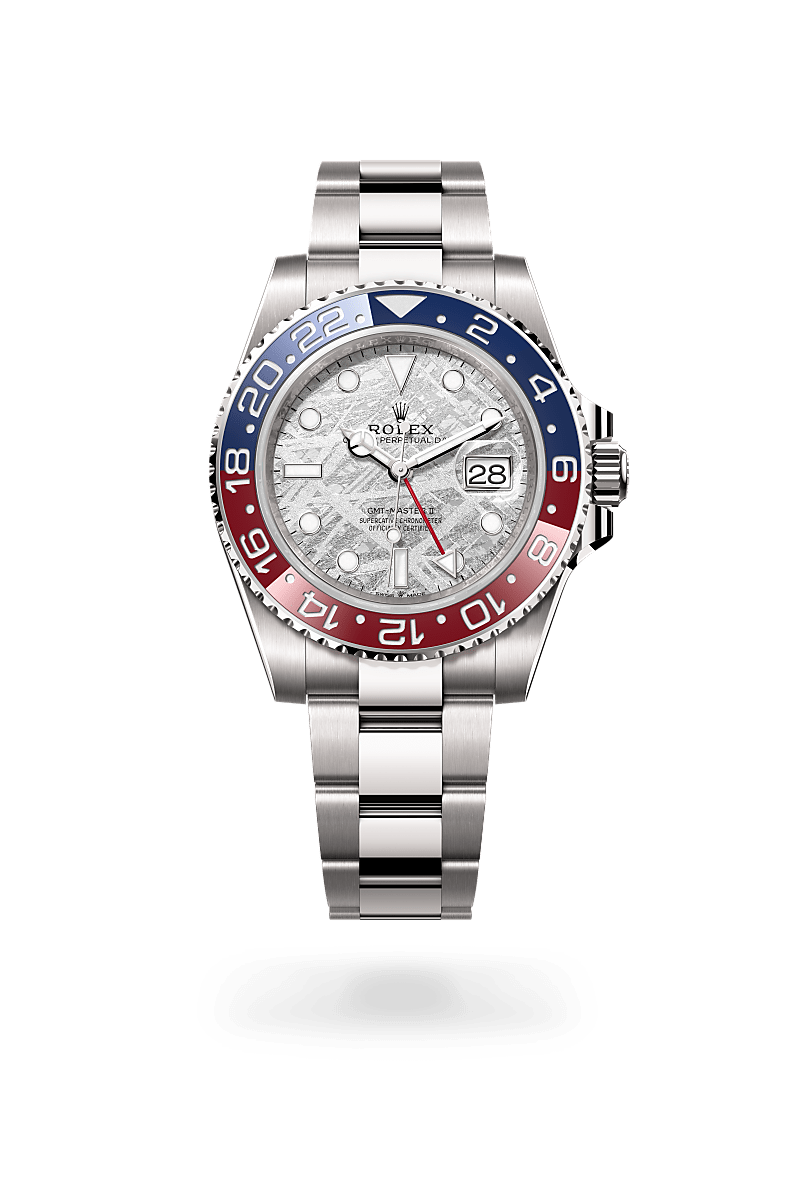Rolex GMT-Master II 18 kt white gold, M126719BLRO-0002 