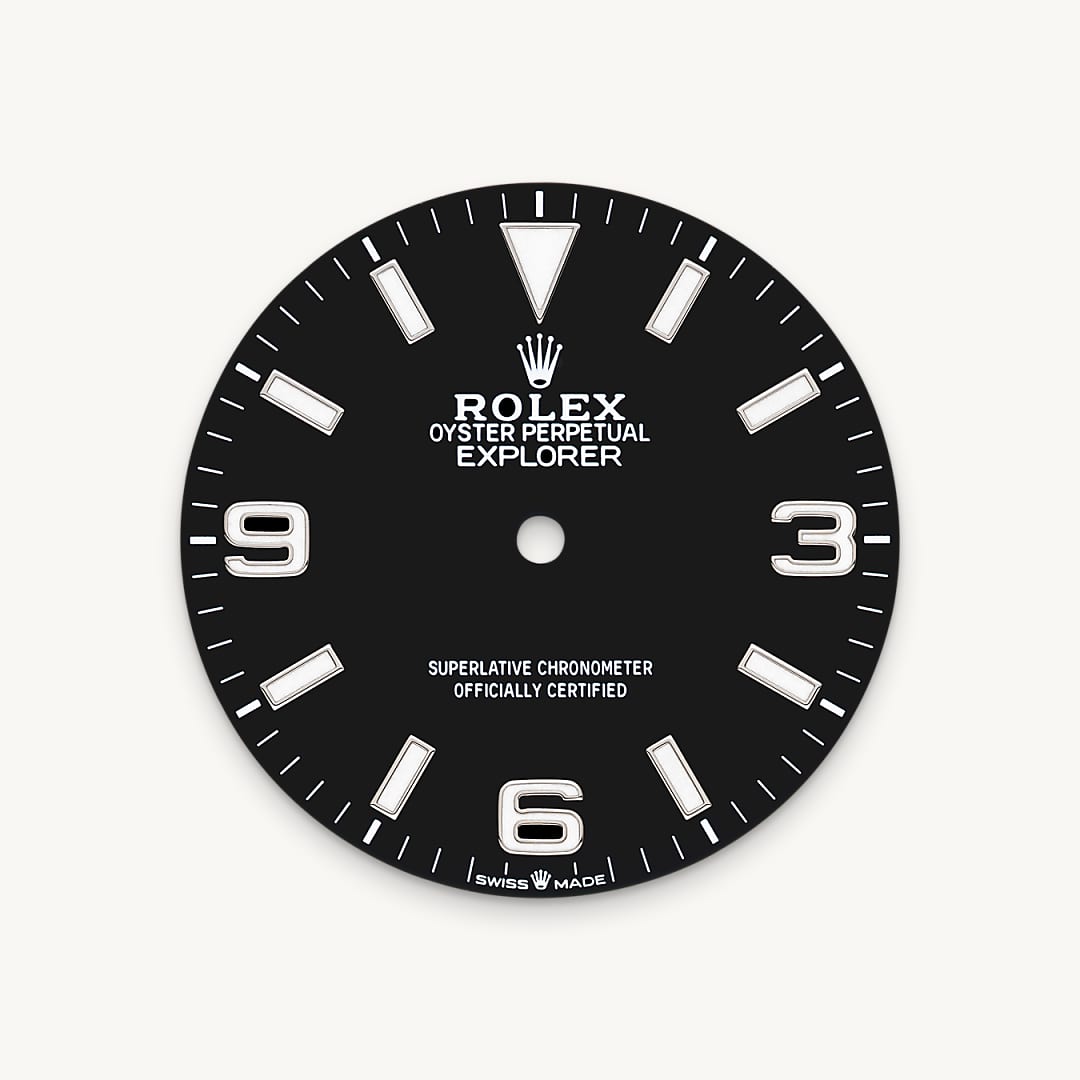 rolex explorer in oystersteel, m224270-0001 - black dial - ben bridge