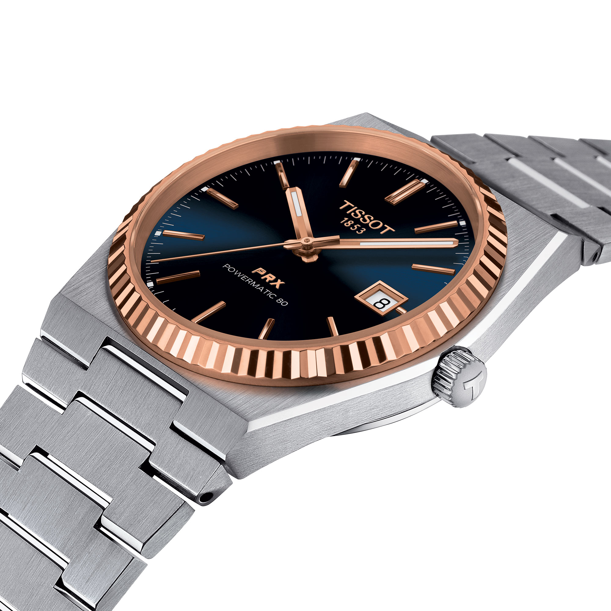 TISSOT PRX Blue Dial Watch, 40mm