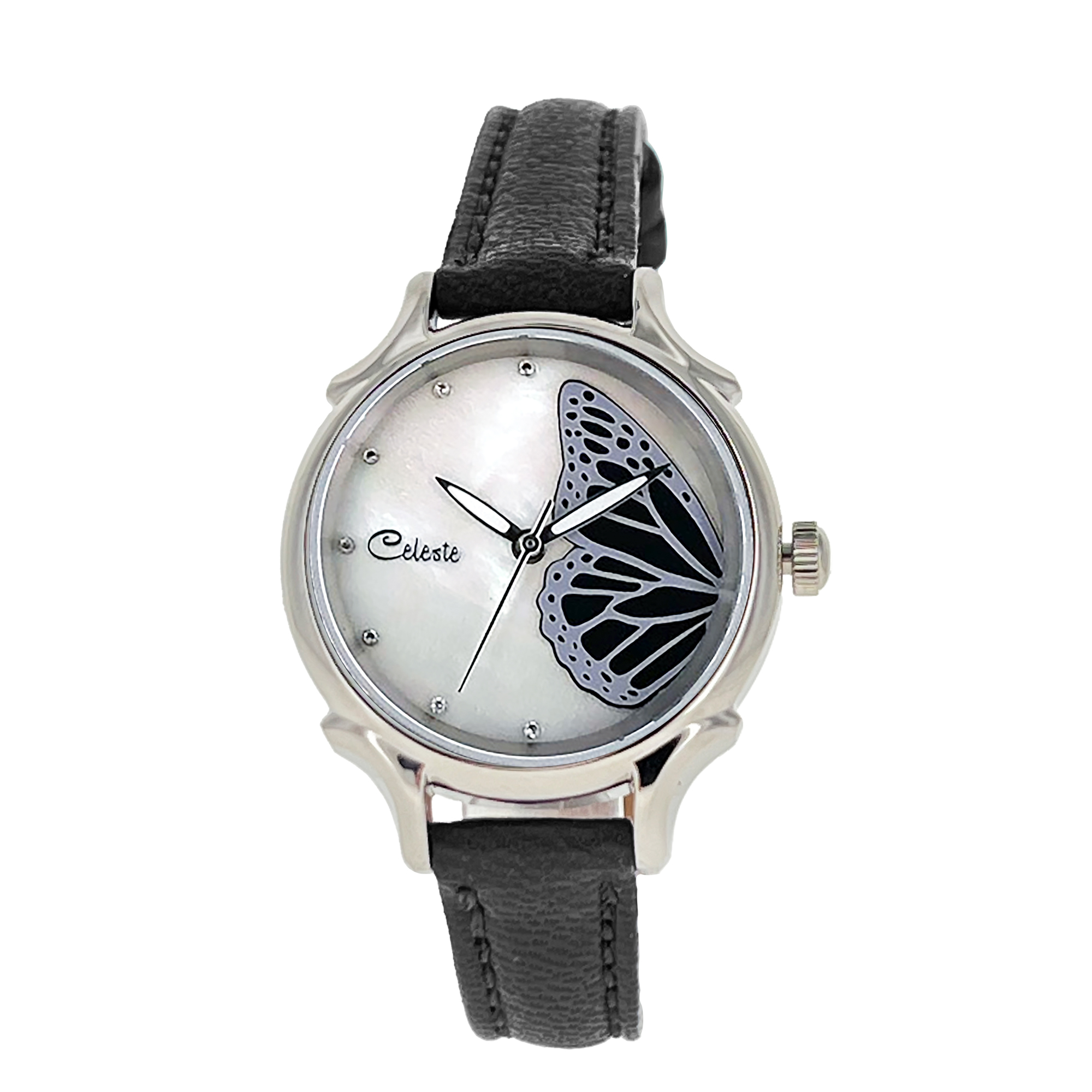 Brand NEW Brighton Silver Butterfly Motif Women\'s Watch Shop FLICKER BUTTERFLY | Women main image 4