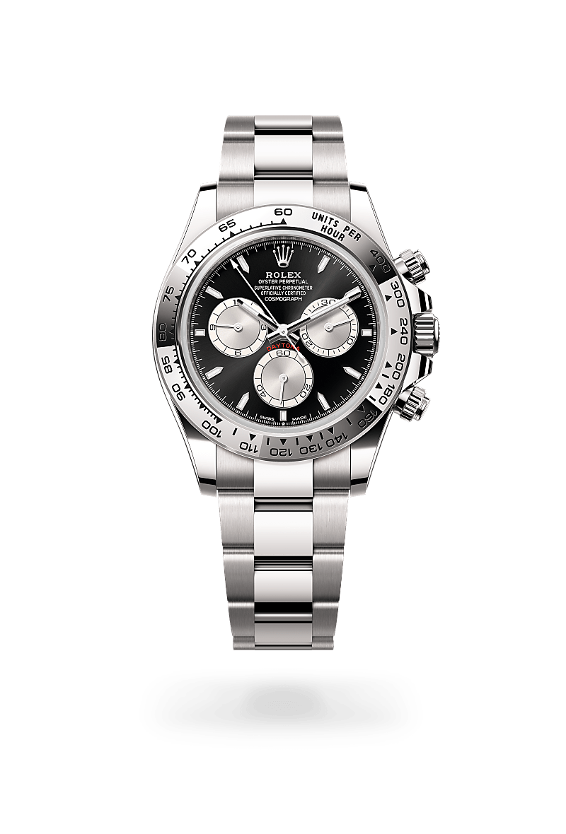 rolex cosmograph daytona in 18 ct white gold, m126509-0001 - ben bridge