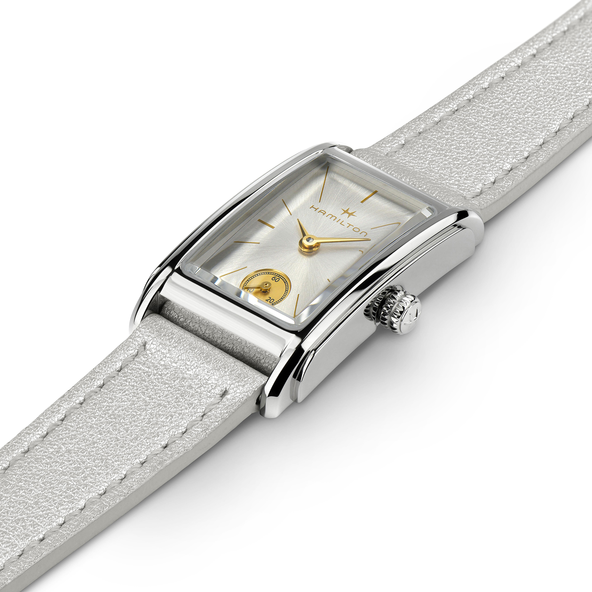 Hamilton American Classic Ardmore Quartz Silver Dial Watch, 19mm x 27mm