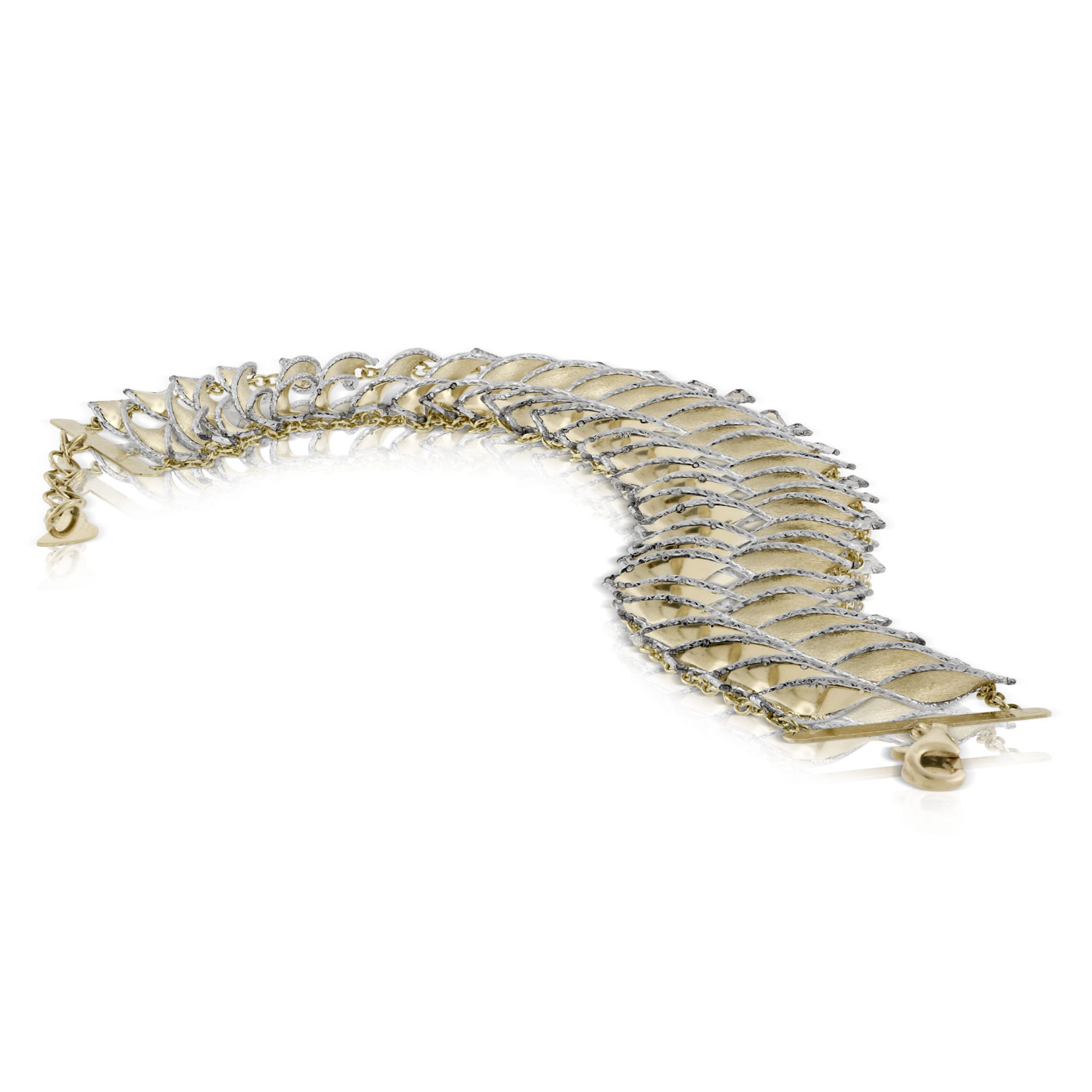Toscano Twisted Cleopatra Bracelet 14K