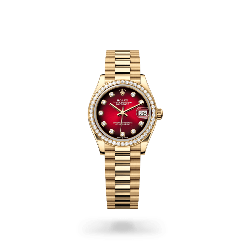 rolex datejust in 18 ct yellow gold, m278288rbr-0041 - ben bridge