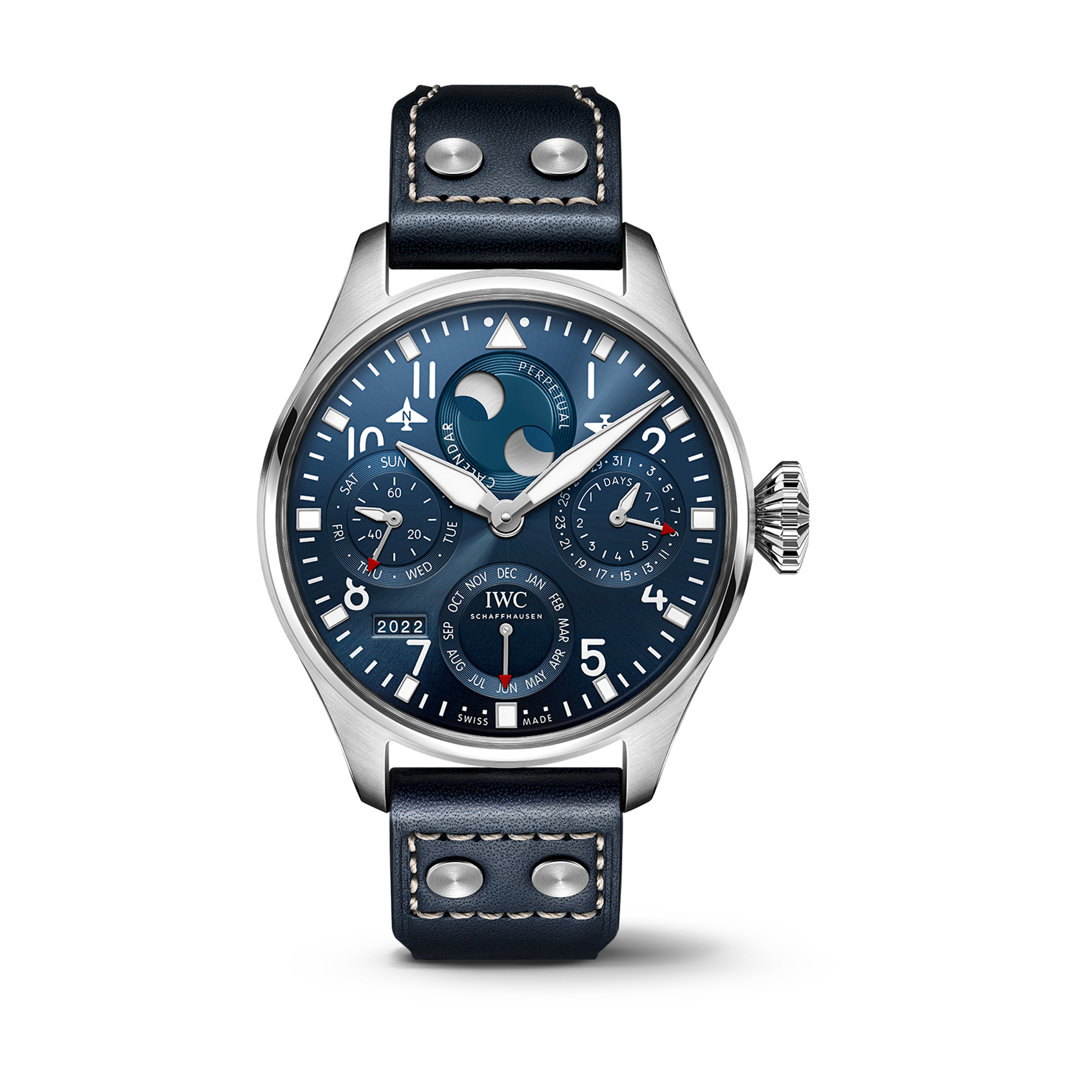 IWC Big Pilot's Watch Perpetual Calendar Blue Dial, 46.2mm