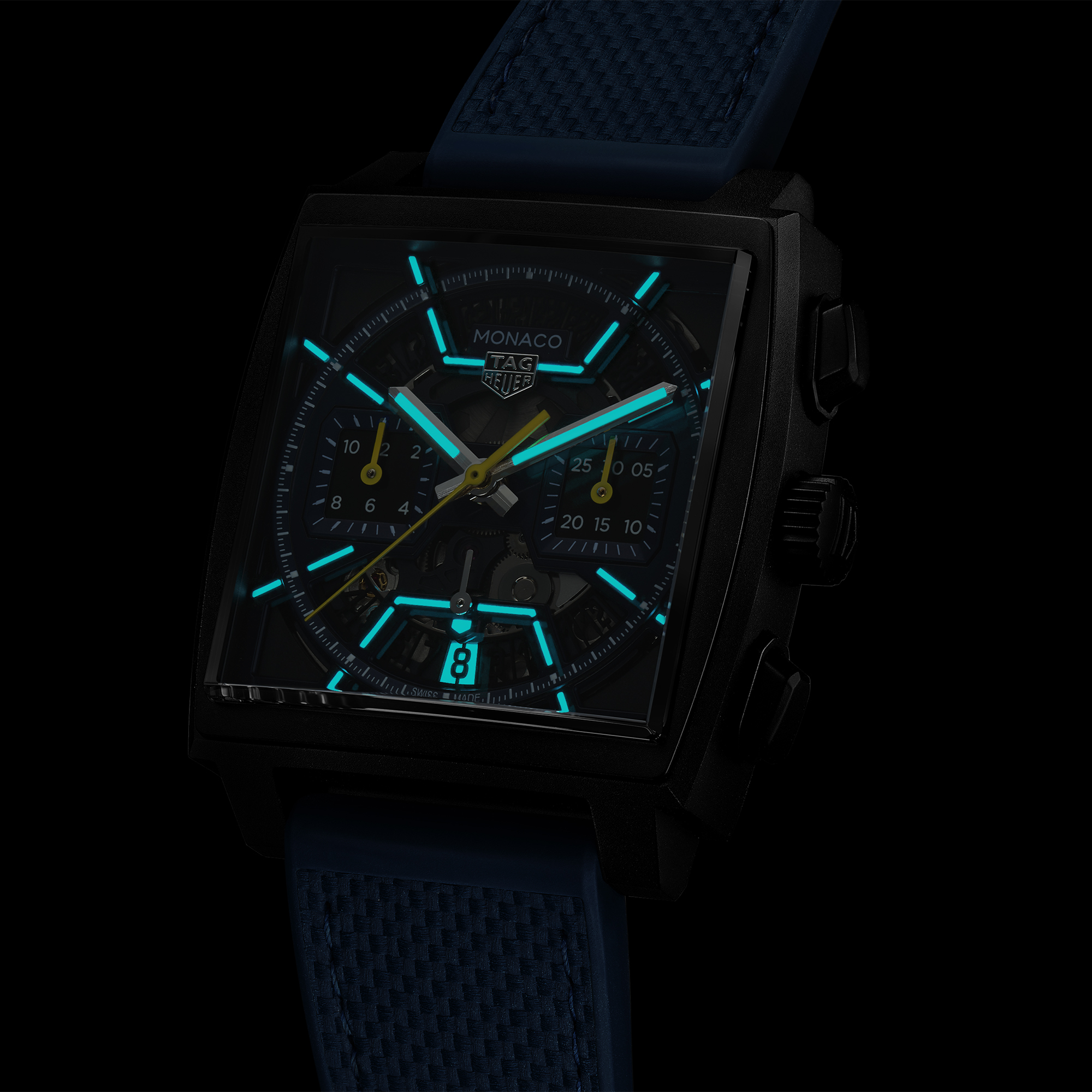 TAG Heuer Monaco Chronograph Two Tone Dial Watch, 39mm