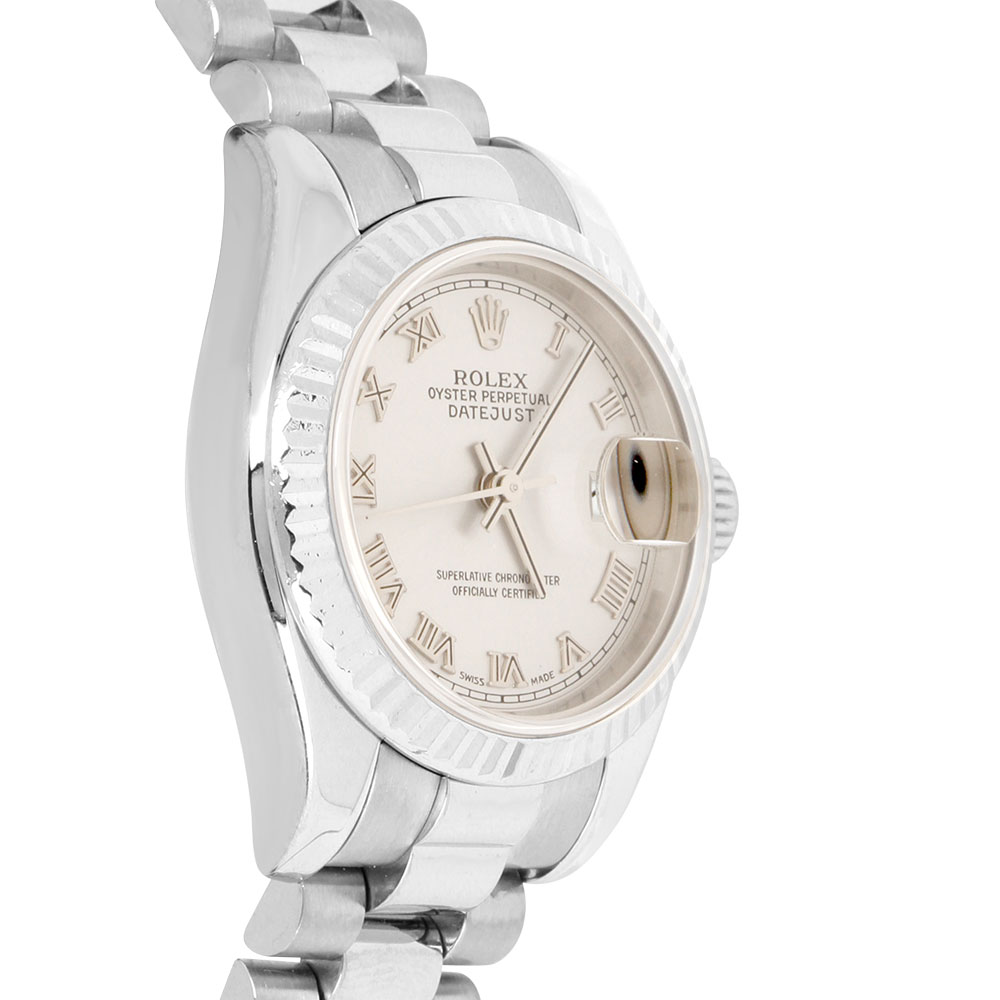 Pre-Owned Rolex Oyster Perpetual Lady-Datejust Watch, 26mm, 18K image number 2