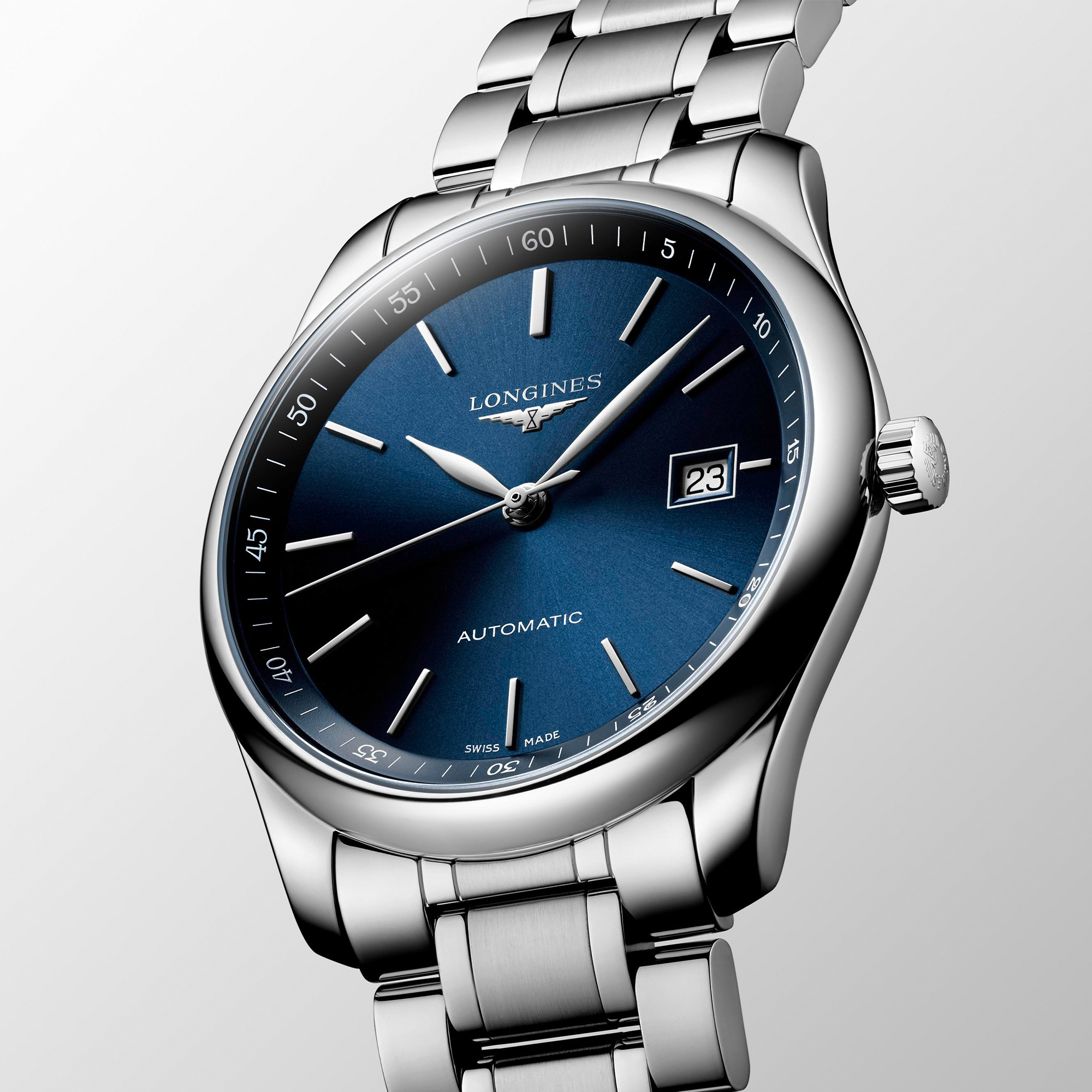 Longines Master Collection Watch Sunray Blue Dial, 41mm
