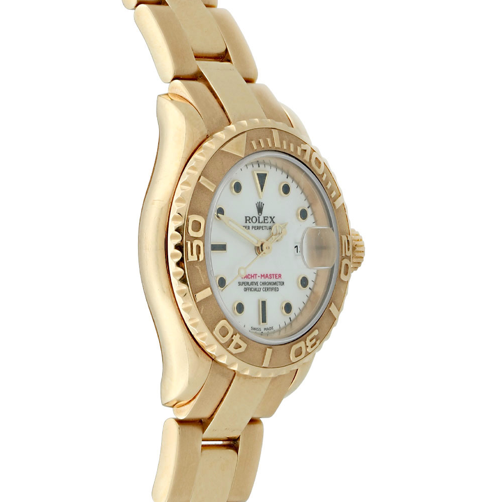 Pre-Owned Rolex Oyster Perpetual Lady-Yachtmaster Watch, 29mm, 18K image number 2