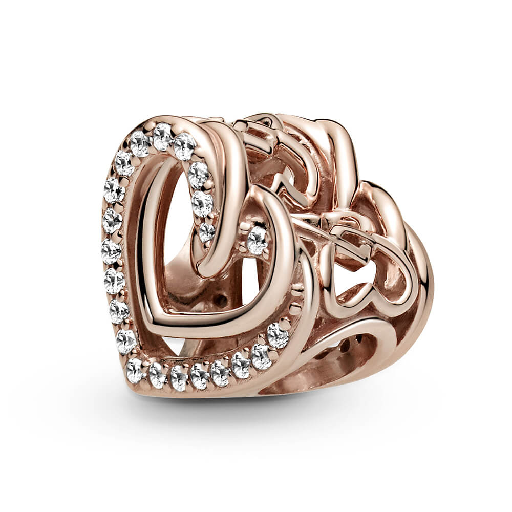 Pandora Sparkling CZ Entwined Hearts 
