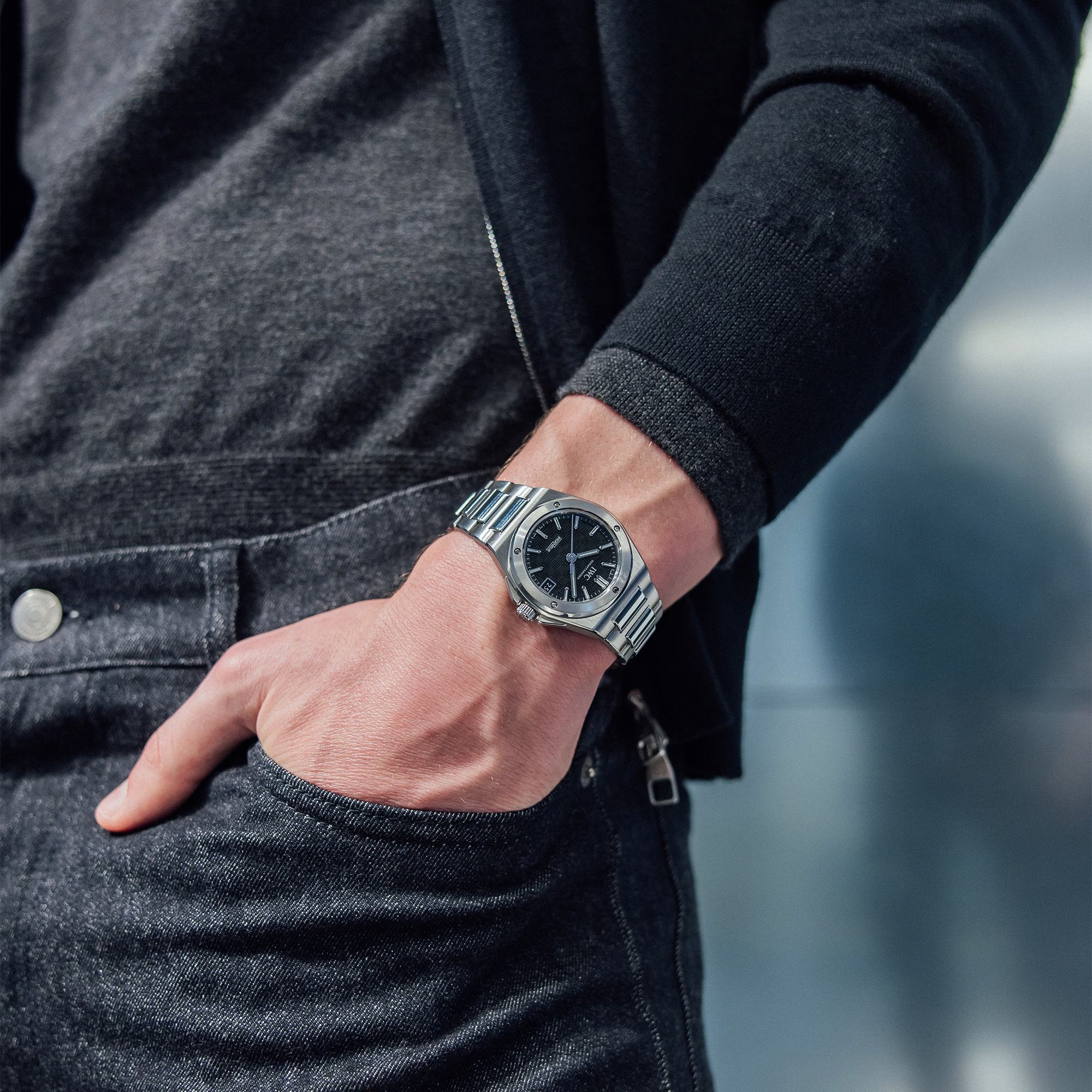 IWC Ingenieur Automatic 35 Black Dial Watch, 35.1mm