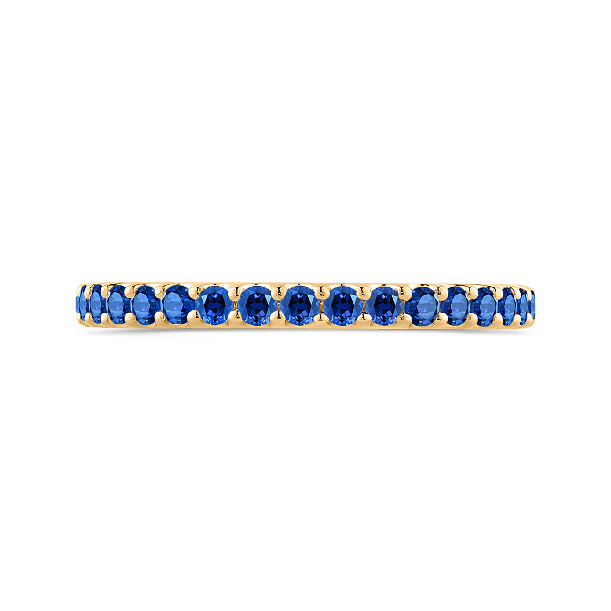Bella Ponte Sapphire Tiger Band, 14K Yellow Gold